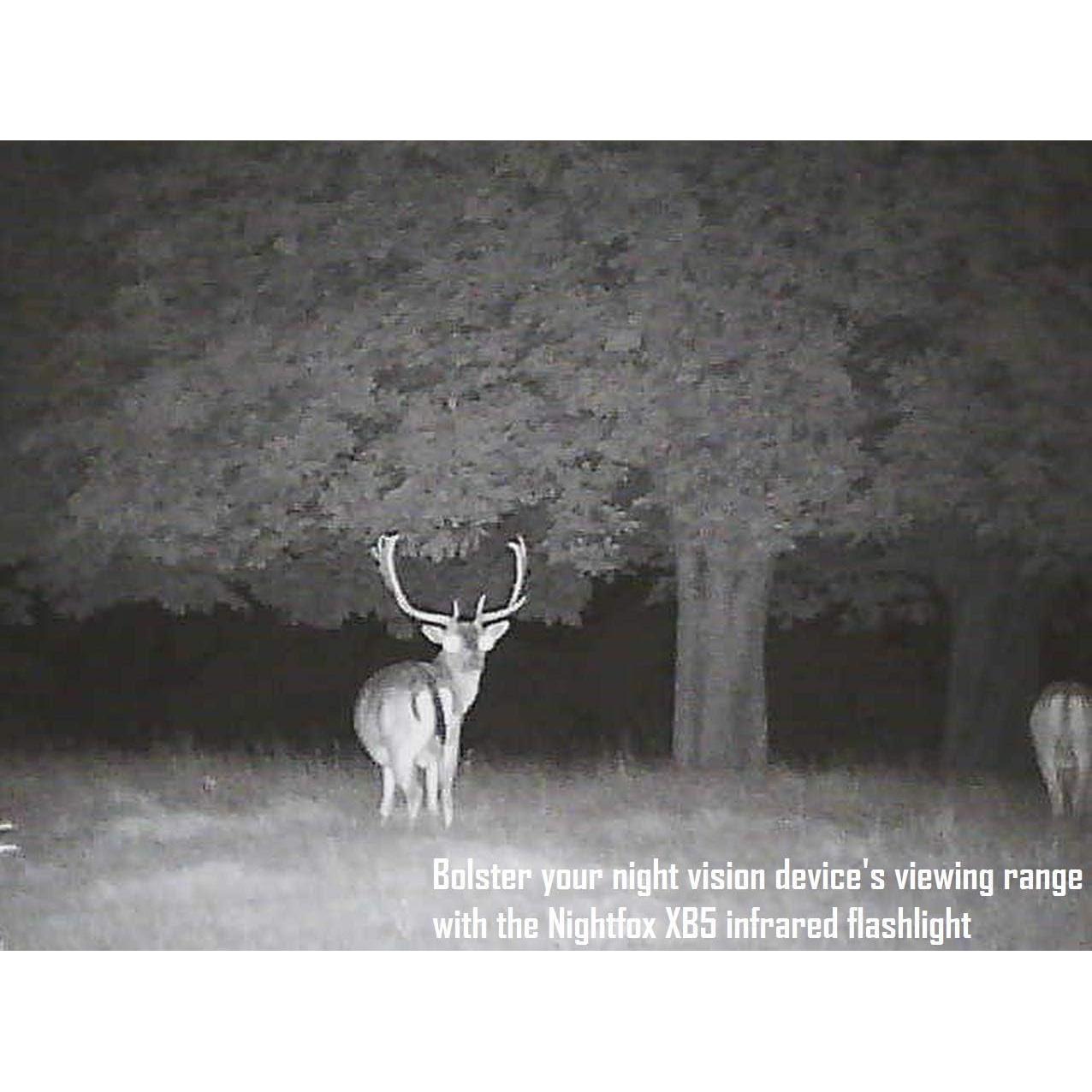 Linterna Infrarroja Nightfox XB5 5W | 850nm | Uso con Visión Nocturna