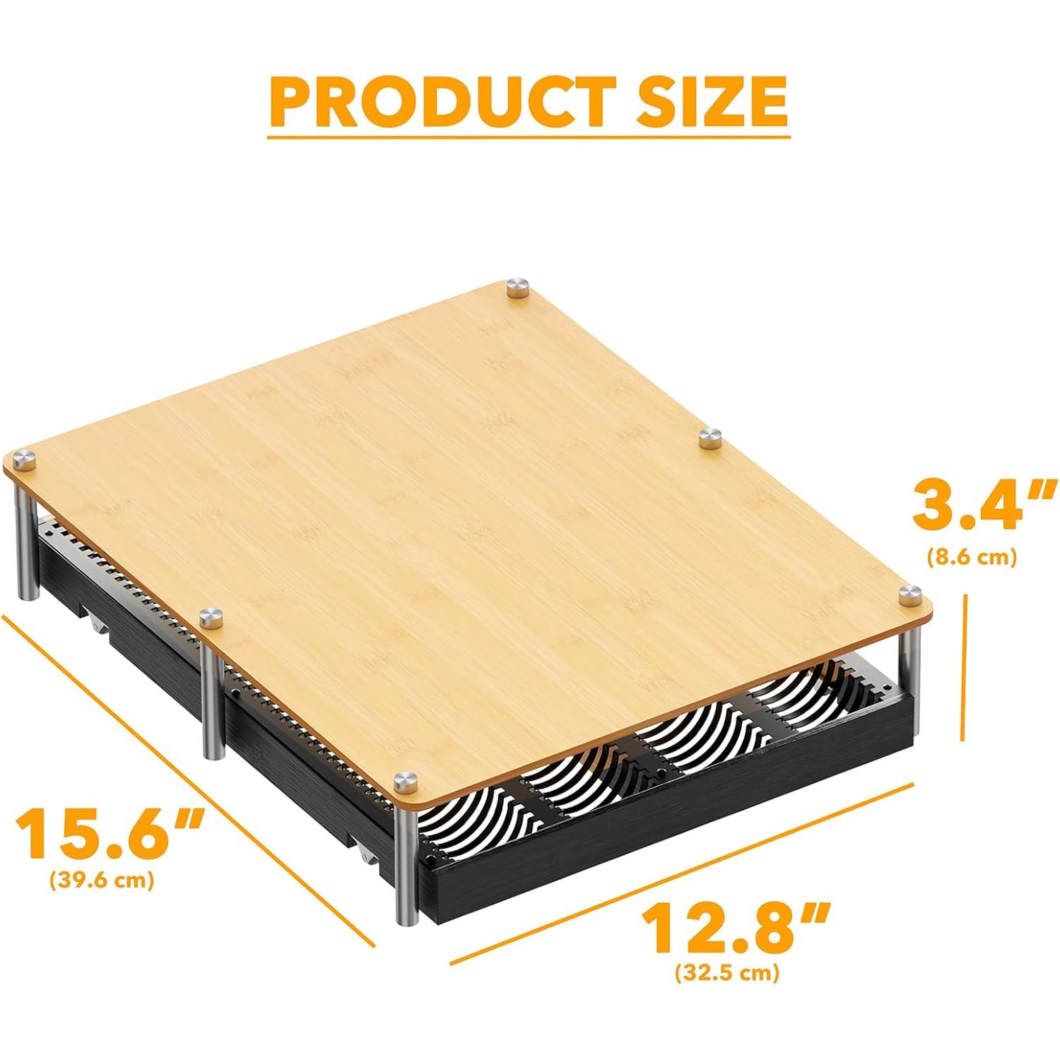 Soporte Organizador de Pods de Café SpaceAid Bambú Negro