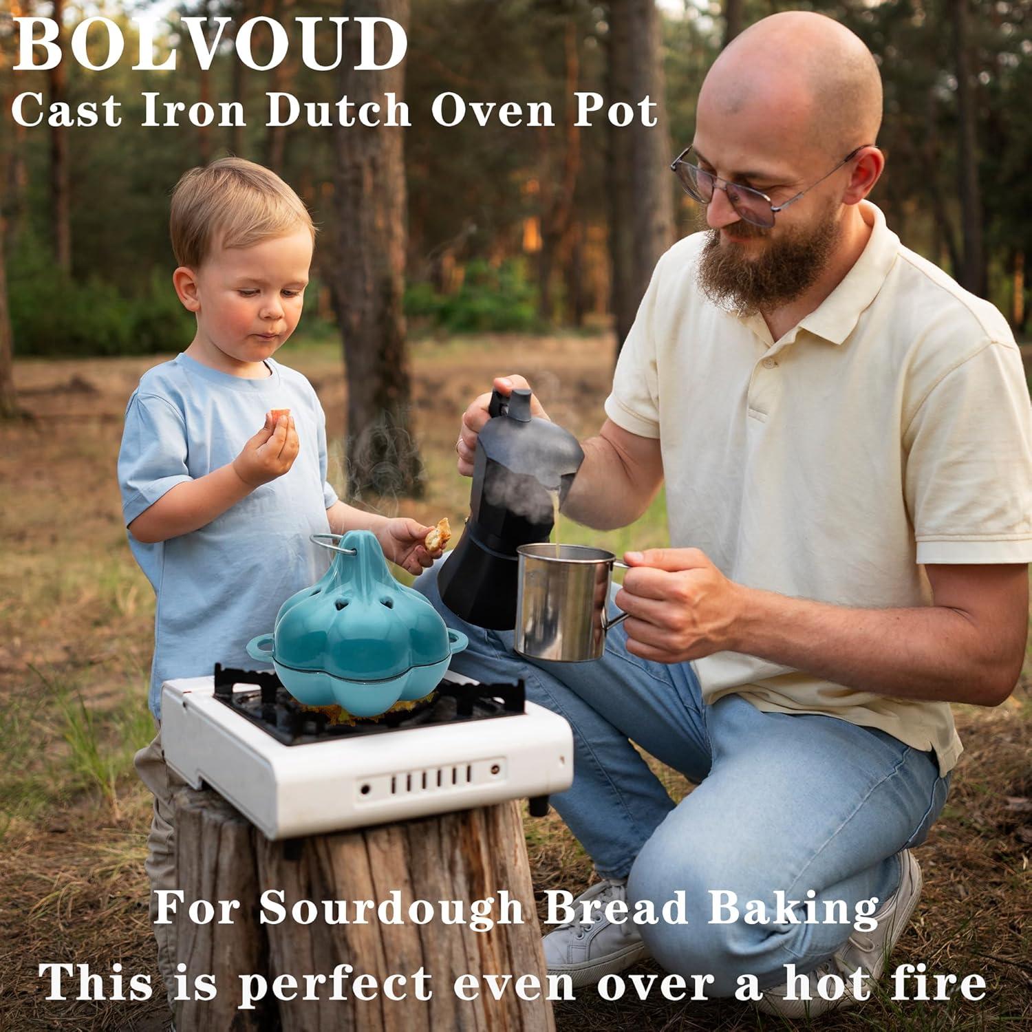 Asador ahumador de hierro fundido BOLVOUD 18.8x15.5cm