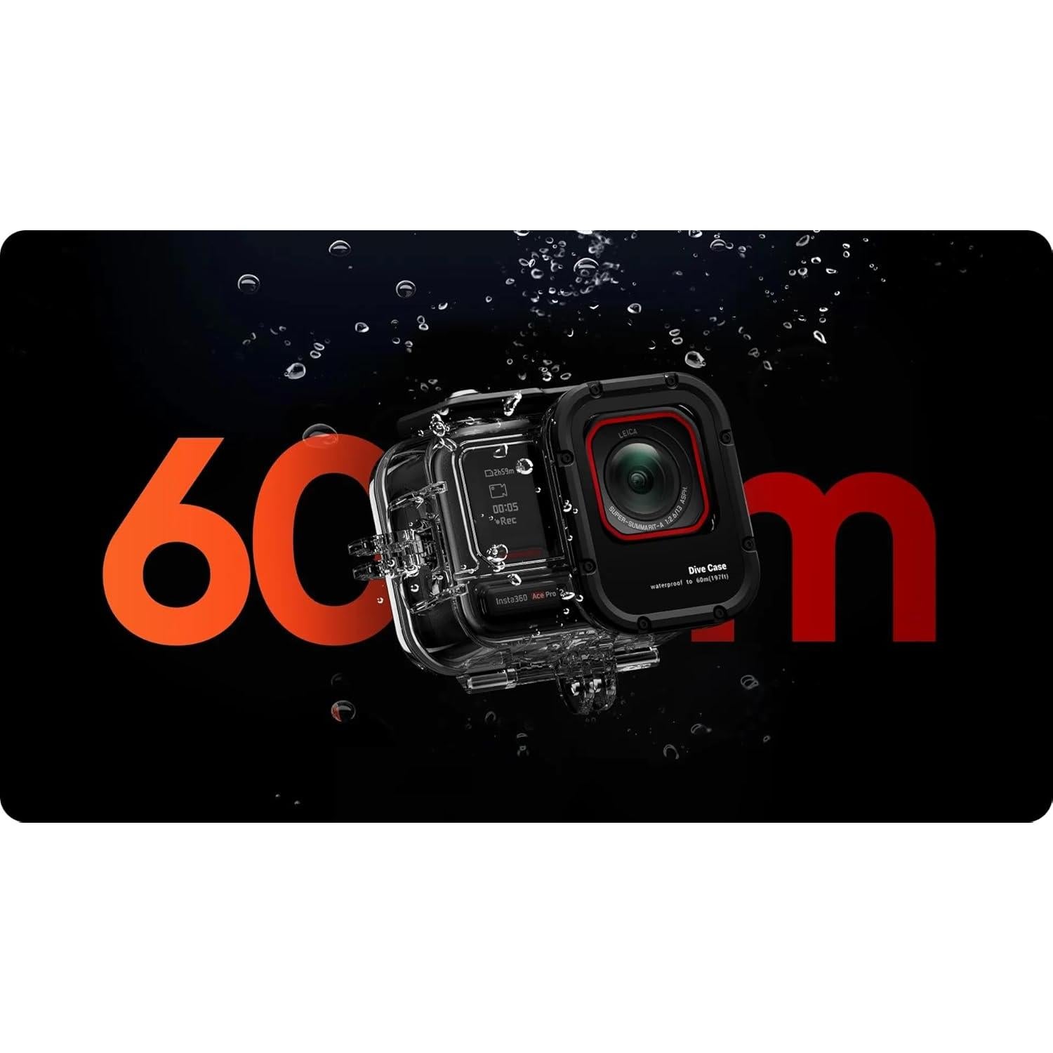 Funda de Buceo Impermeable Insta360 Ace Pro 2 hasta 60m
