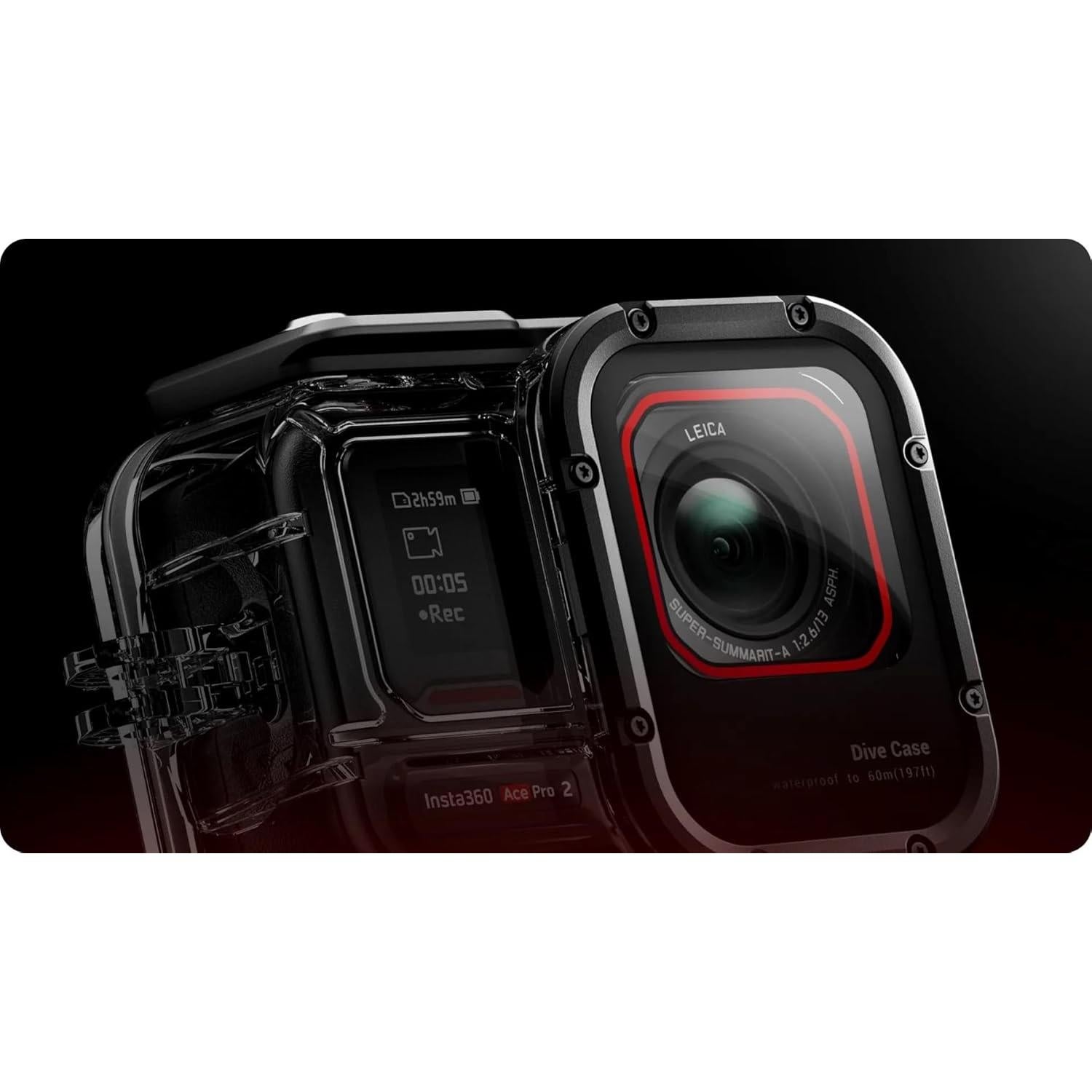 Funda de Buceo Impermeable Insta360 Ace Pro 2 hasta 60m