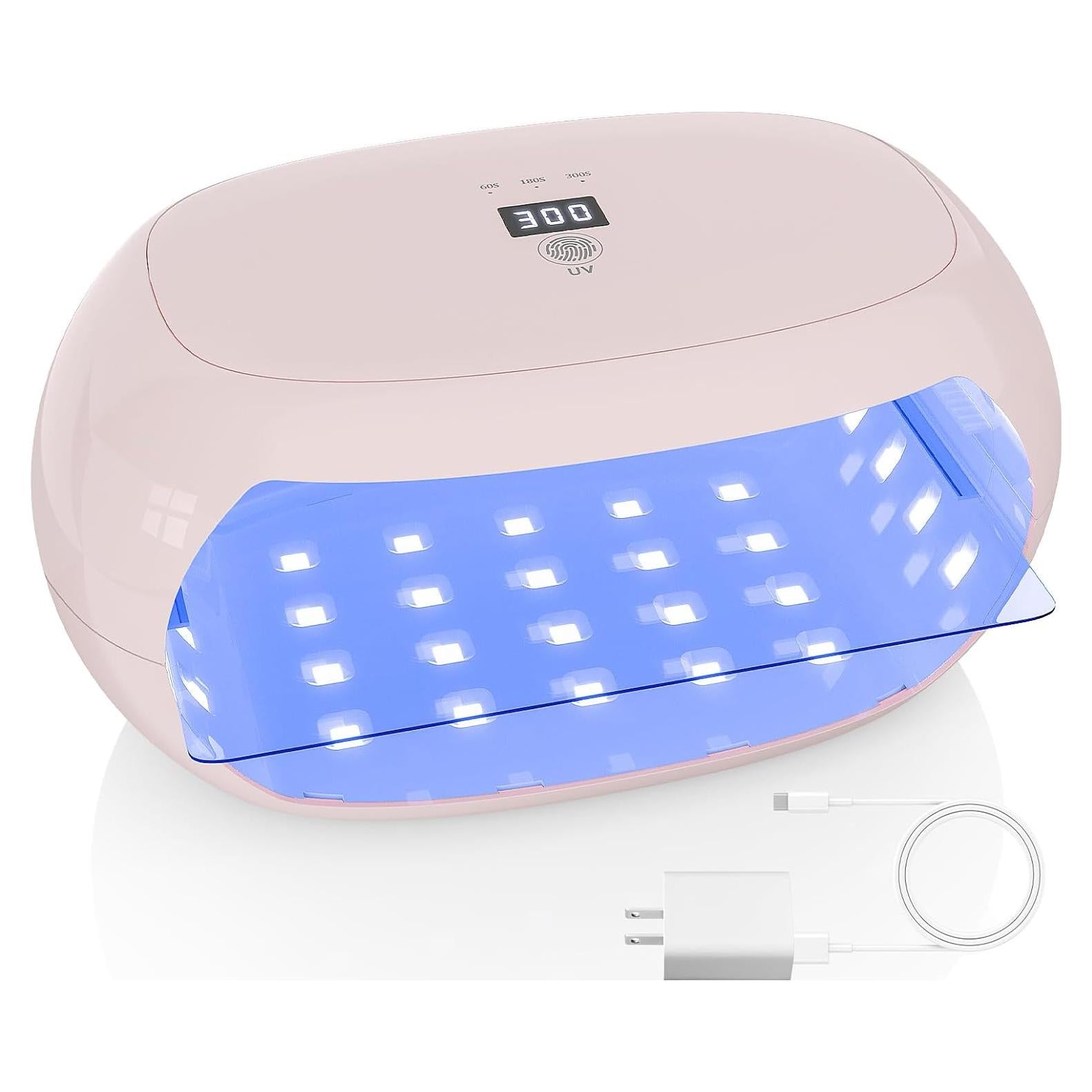 Lámpara UV PUWANJILI para Curado de Resina 56 LED Rosa
