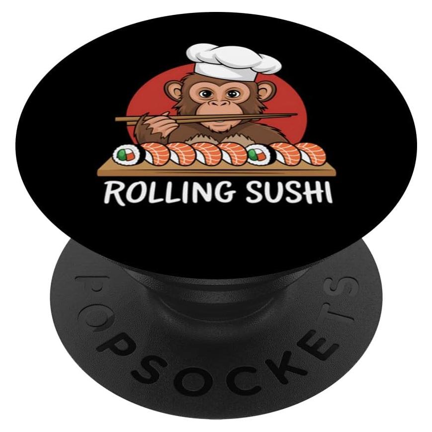 PopSockets PopGrip Adhesivo Mono Meditador Jardín Zen