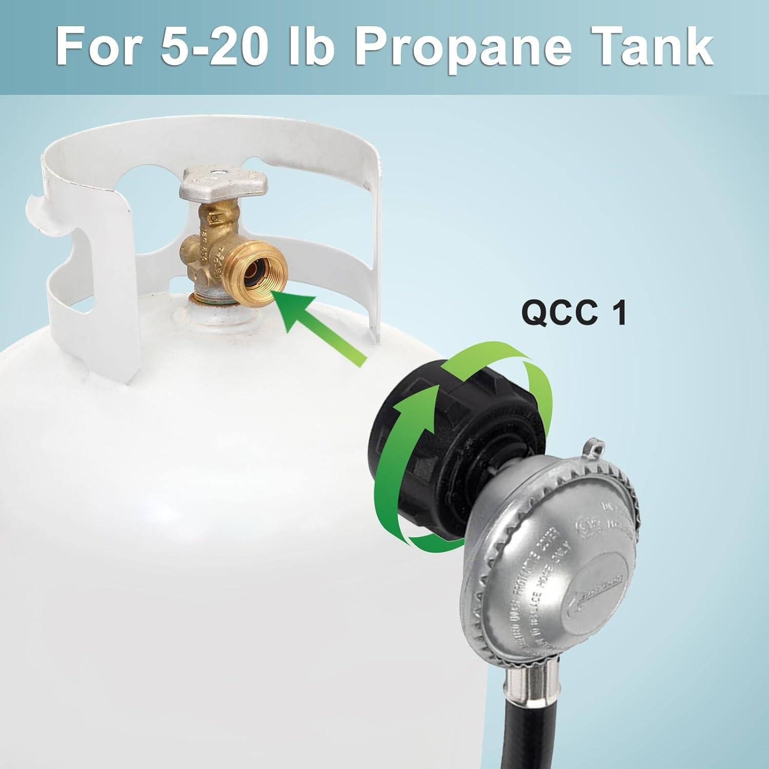 Regulador y Manguera de Gas SHINESTAR 3ft para Parrilla