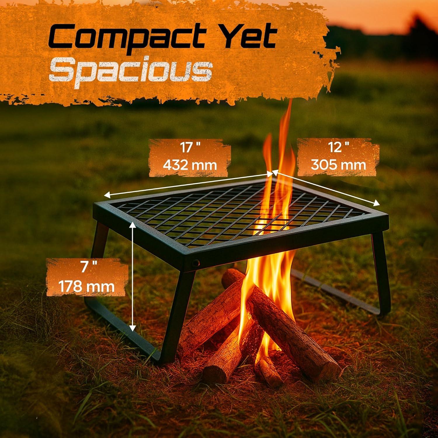 Parrilla de Campamento Plegable Adventure Seeka 2.72 kg