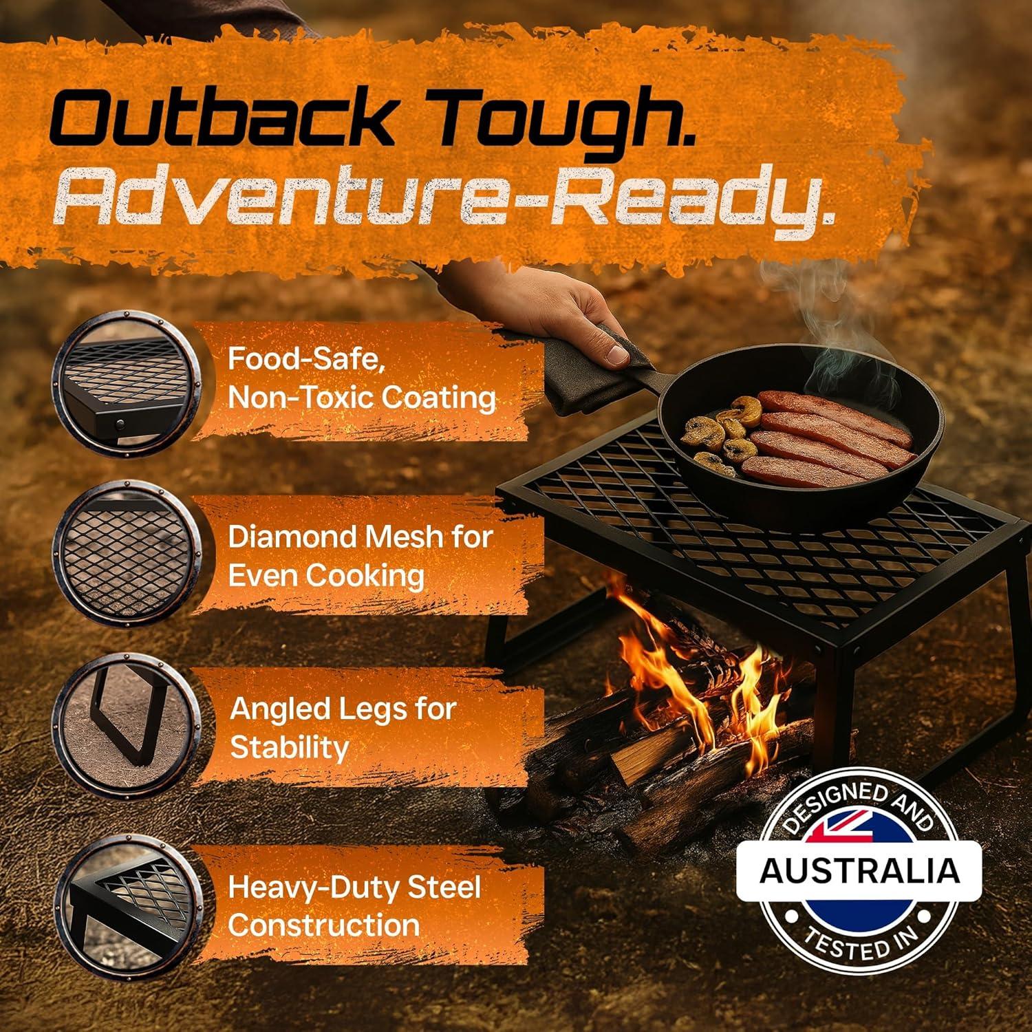 Parrilla de Campamento Plegable Adventure Seeka 2.72 kg