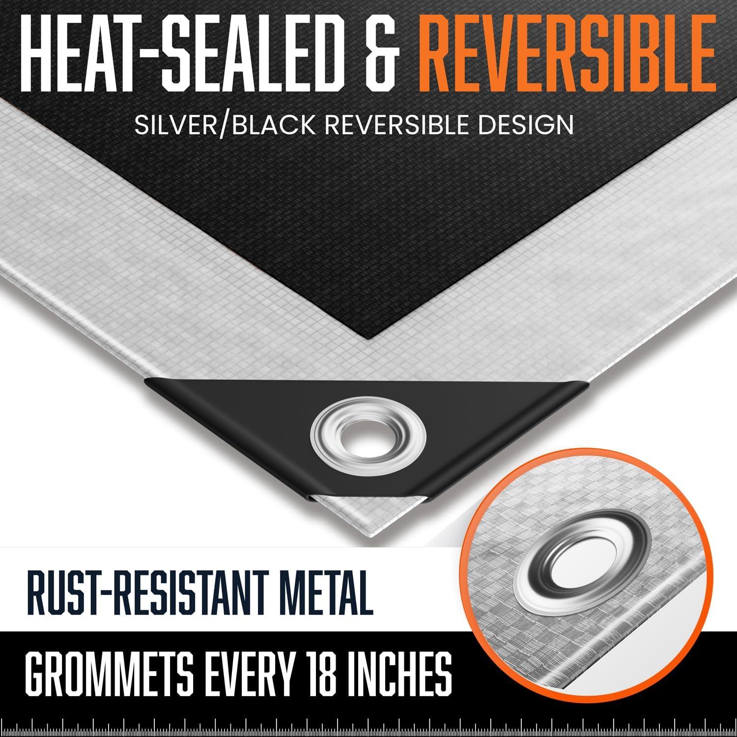 Lona Plástica Impermeable KING-A-MA-JIGS 1.83x2.44m 16 Mil