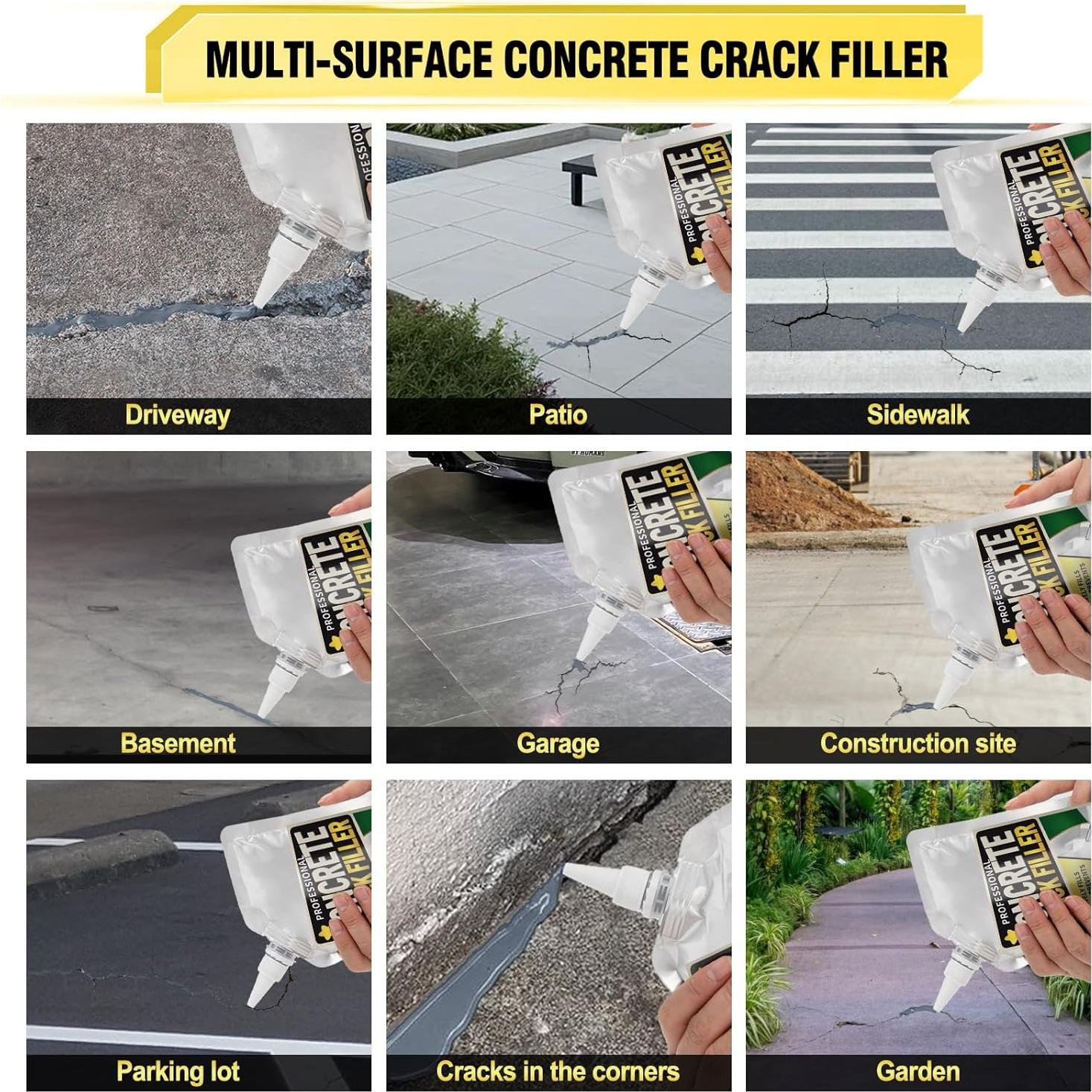 Rellenador de Grietas de Concreto Meuvcol 1.5 KG Gris Autonivelante