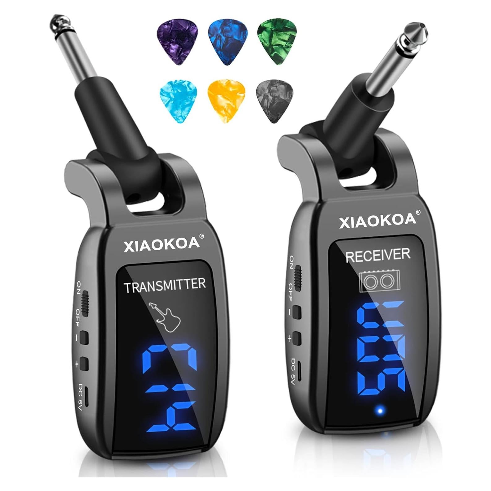 Transmisor Receptor Inalámbrico UHF XIAOKOA para Guitarra