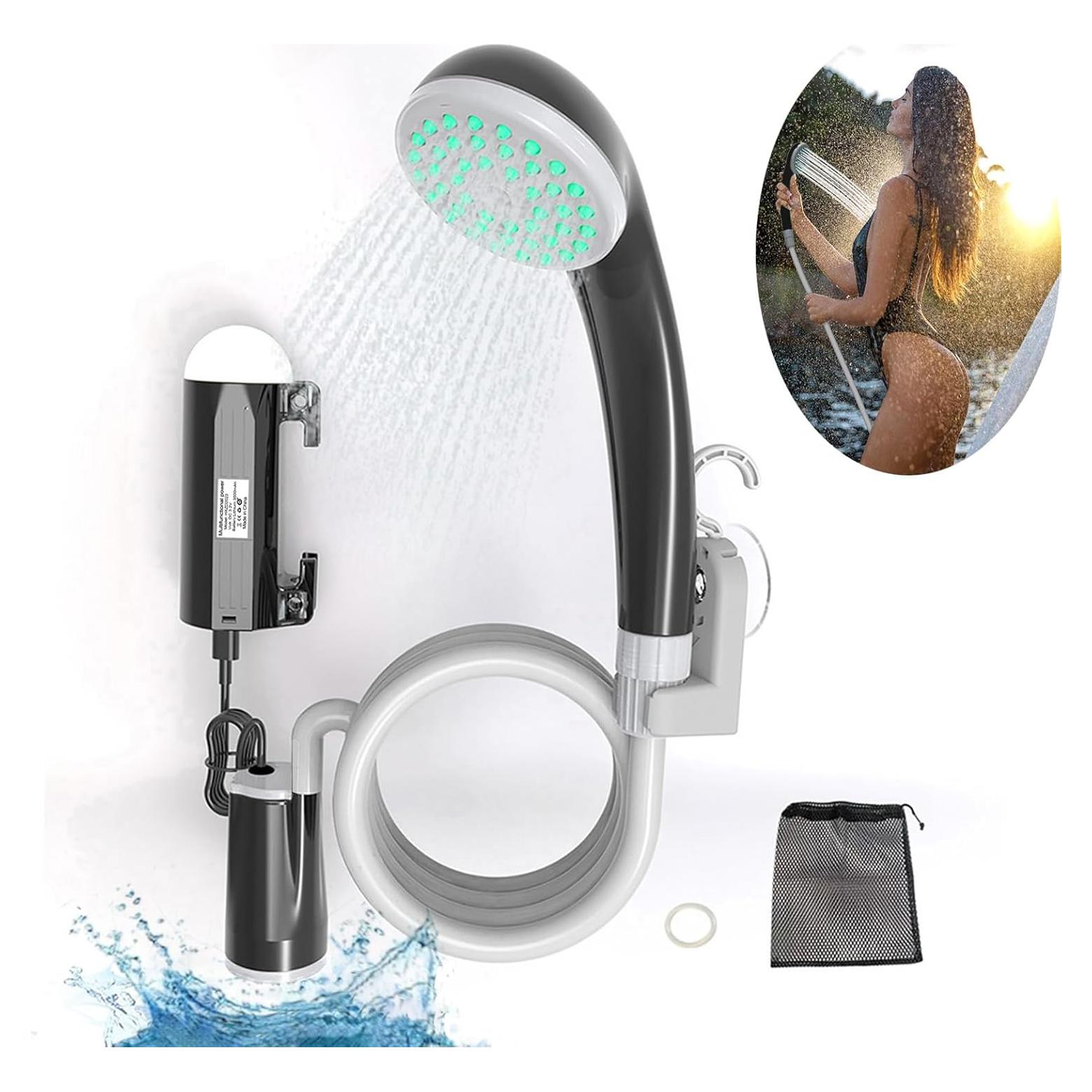 Bomba de Ducha Portátil HONG XIN ZHI DA Recargable IPX8