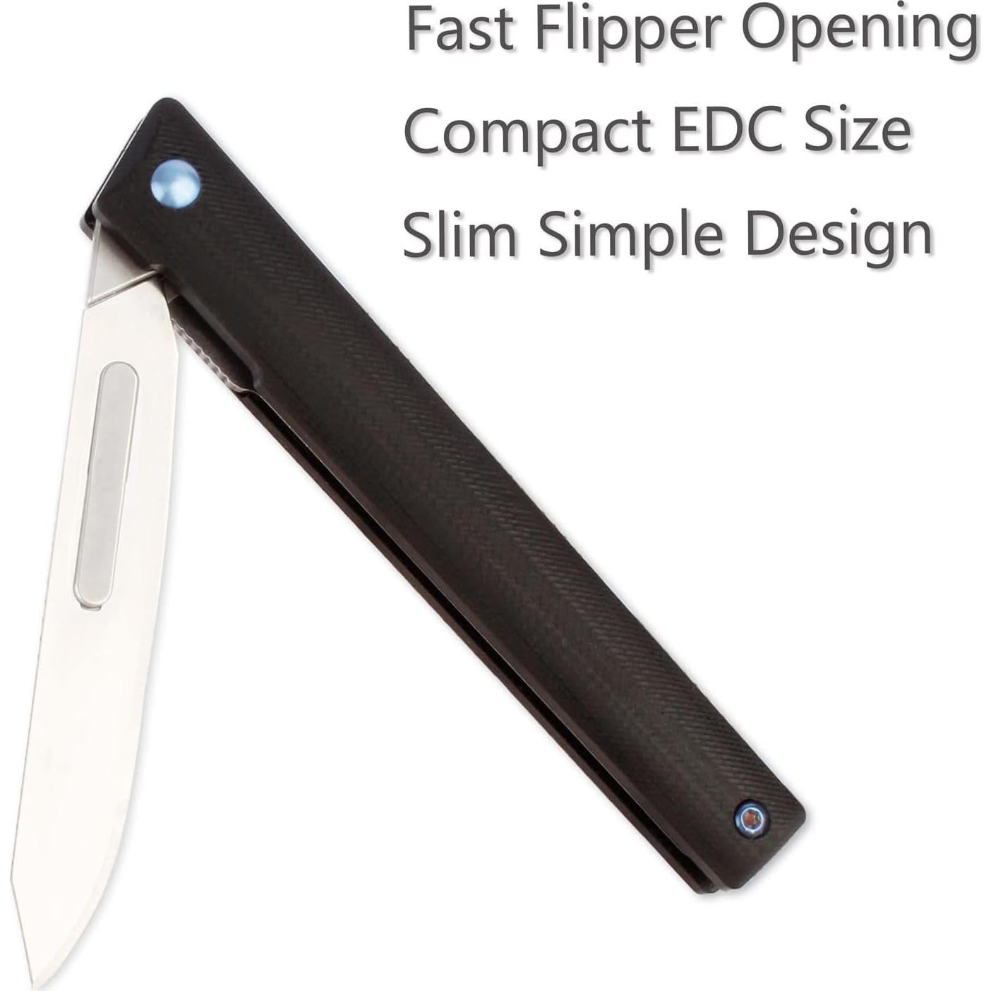 Cuchillo Escalpelo Plegable Tenchilon G37 con 10 Hojas #60