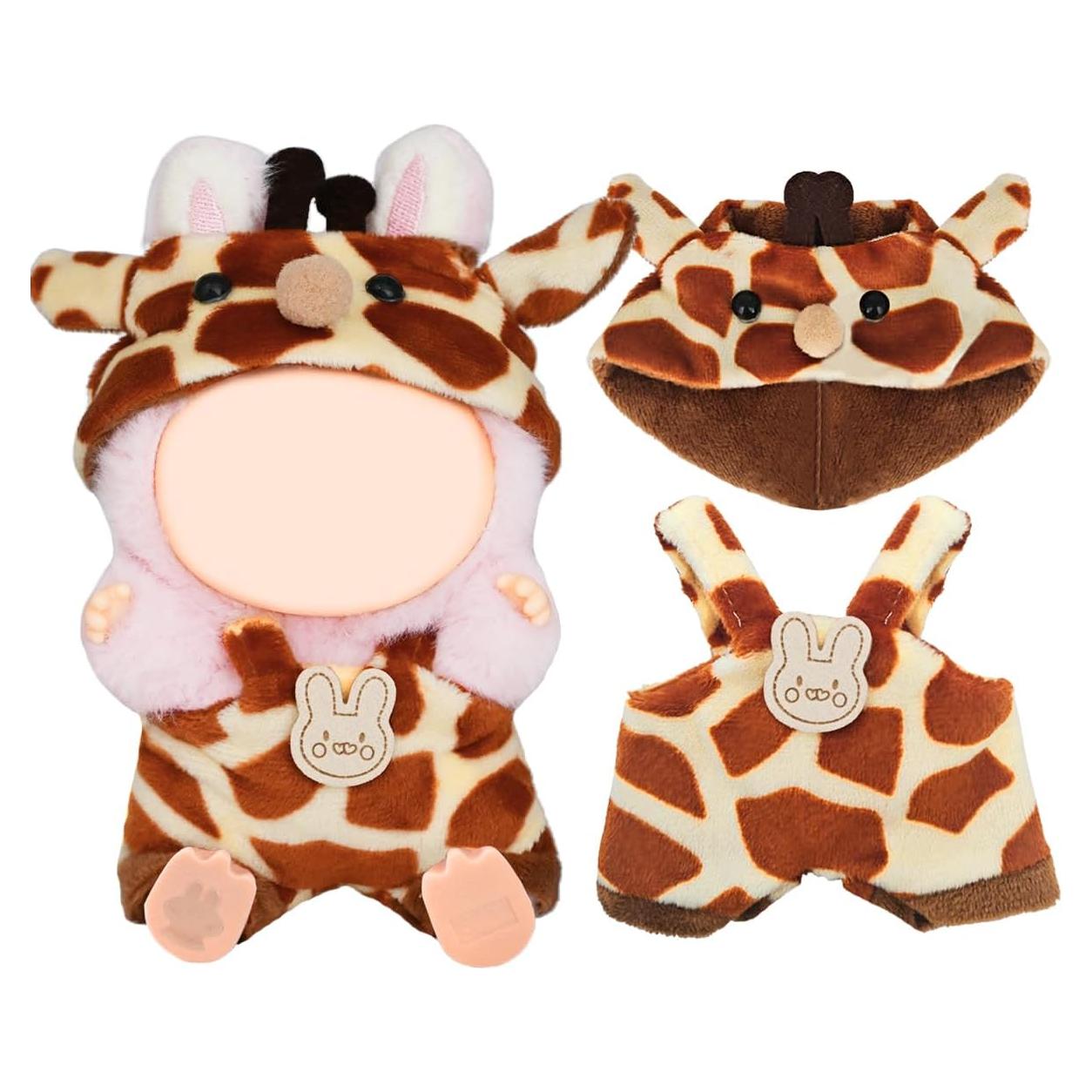 Set de Ropa de Muñeca BUBU 17cm con Gafas Mariposa Rosa