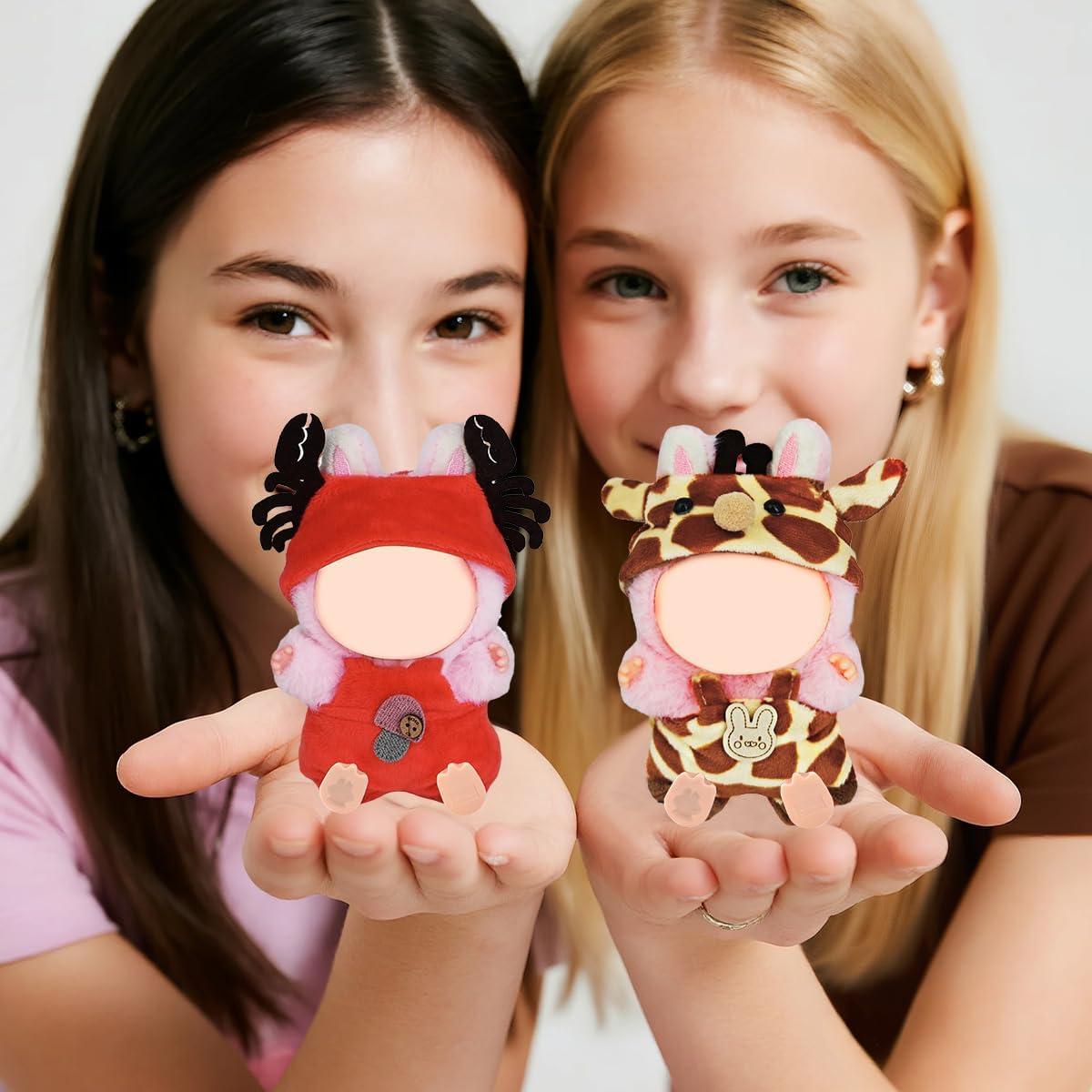 Set de Ropa de Muñeca BUBU 17cm con Gafas Mariposa Rosa