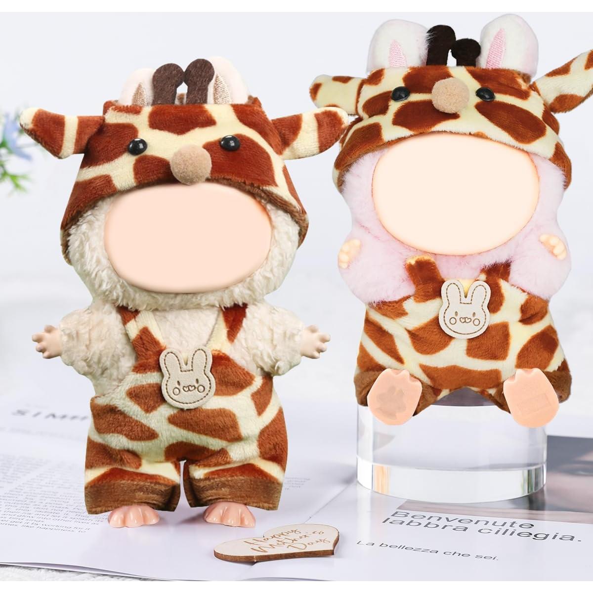 Set de Ropa de Muñeca BUBU 17cm con Gafas Mariposa Rosa