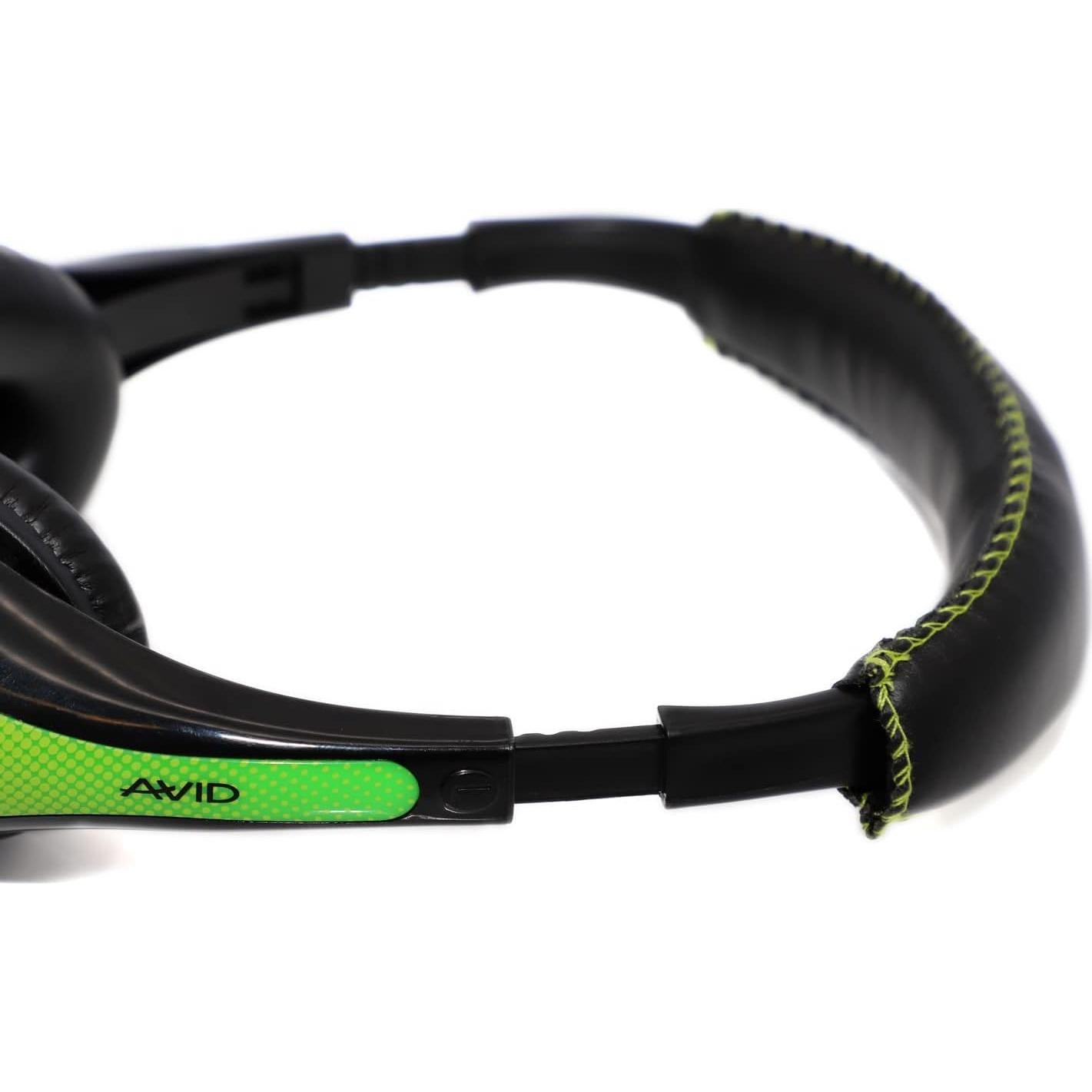 Auriculares Estéreo On-Ear Avid AE-36 Verdes con Micrófono - Paquete de 10