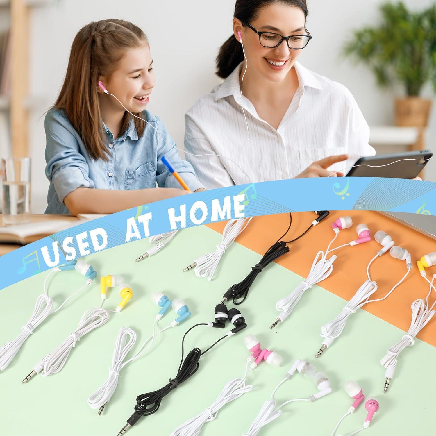 Auriculares In-Ear Kigeli 100 Pcs 3.5mm para Niños y Adultos