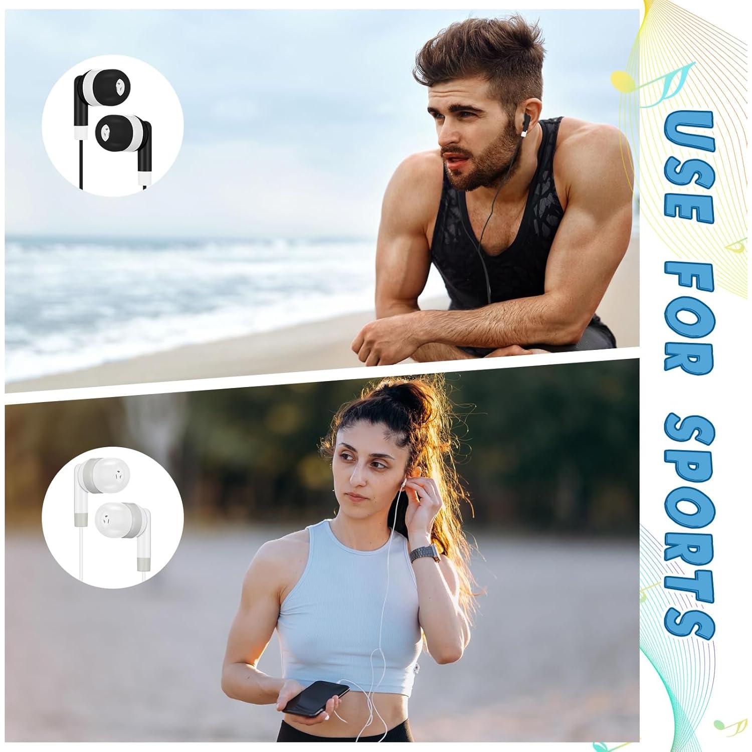 Auriculares In-Ear Kigeli 100 Pcs 3.5mm para Niños y Adultos