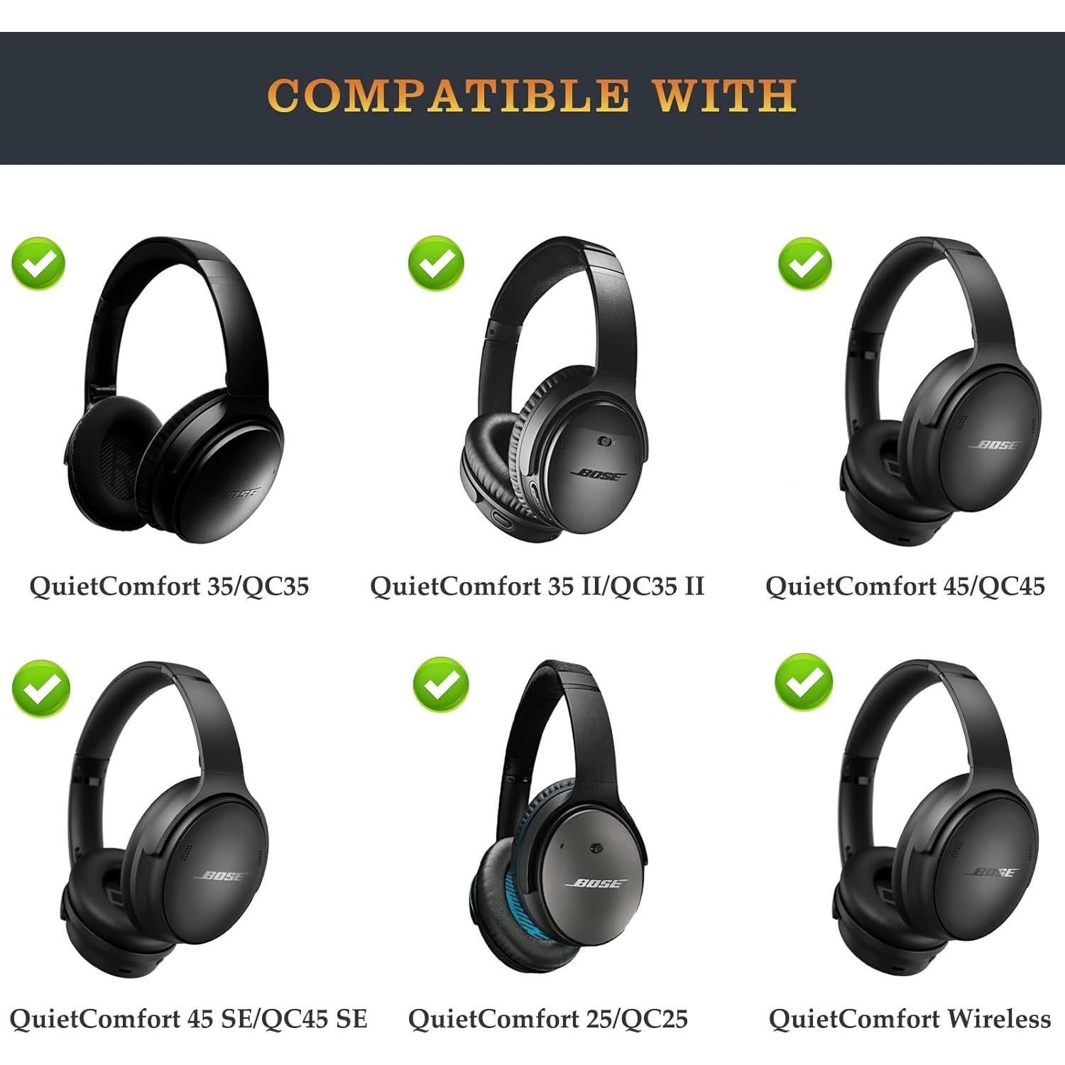 Tornillos de Bisagra Fadmew para Auriculares Bose QC35 II - 2 Piezas