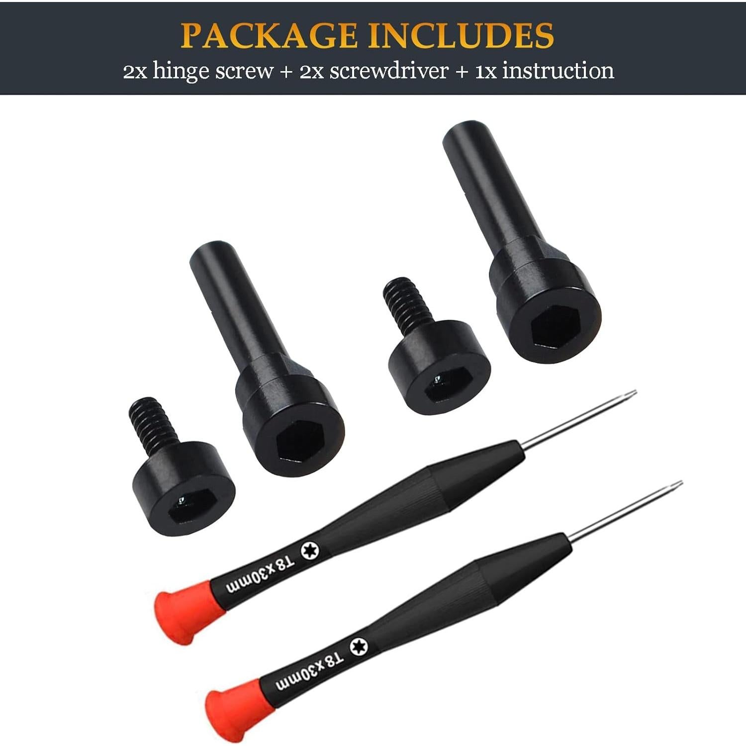 Tornillos de Bisagra Fadmew para Auriculares Bose QC35 II - 2 Piezas