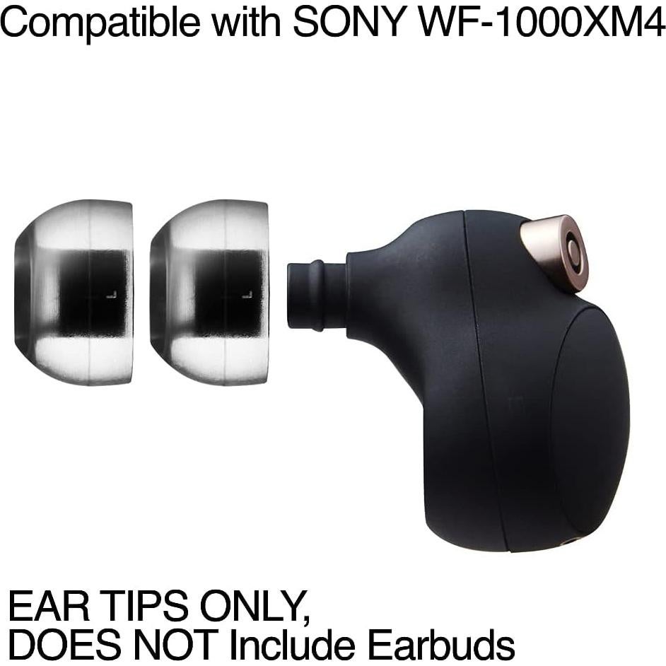 Puntas de Auriculares AZLA Crystal Standard L - Reemplazo con Cancelación de Ruido