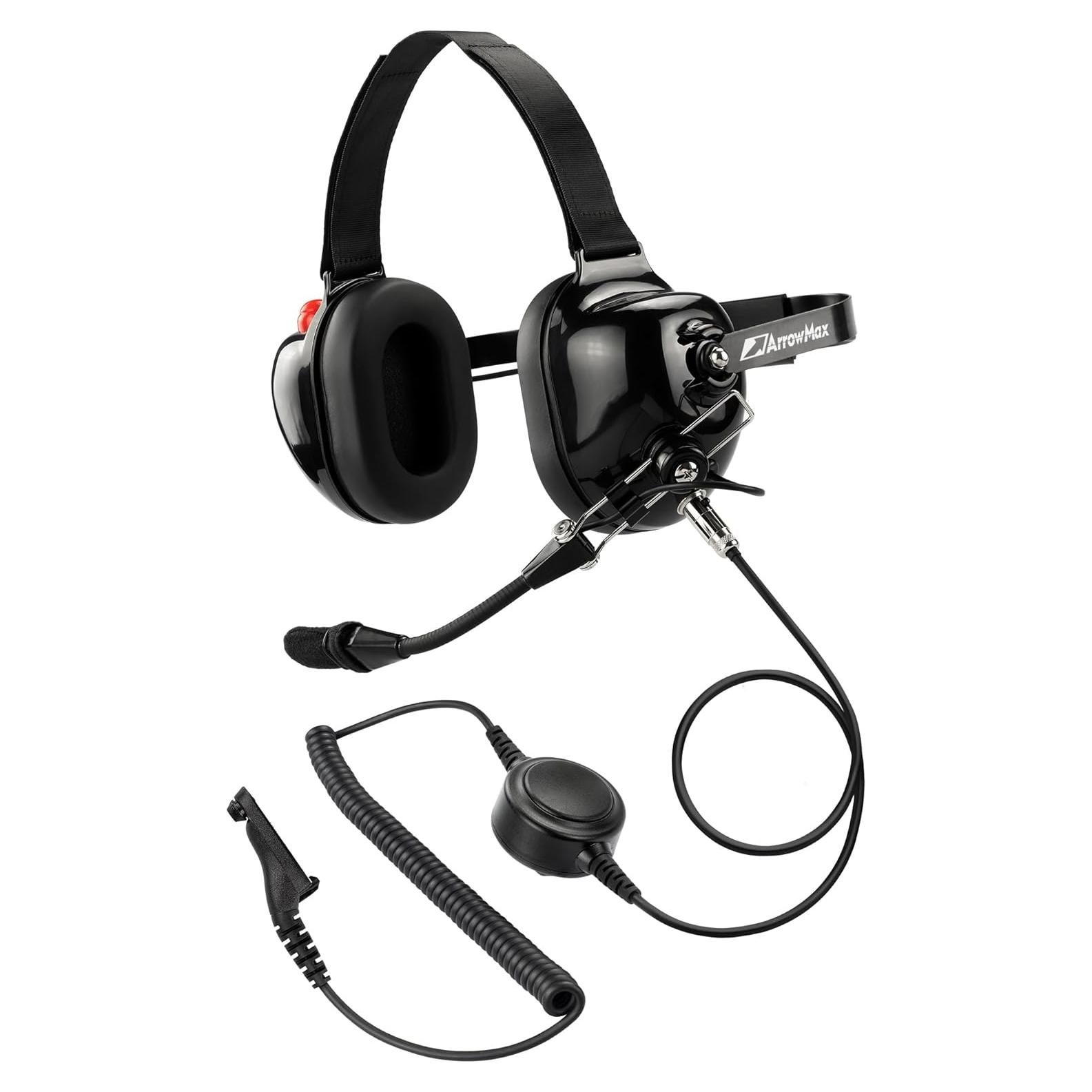 Auriculares Arrowmax AHDH0032 con Cancelación de Ruido - Negro