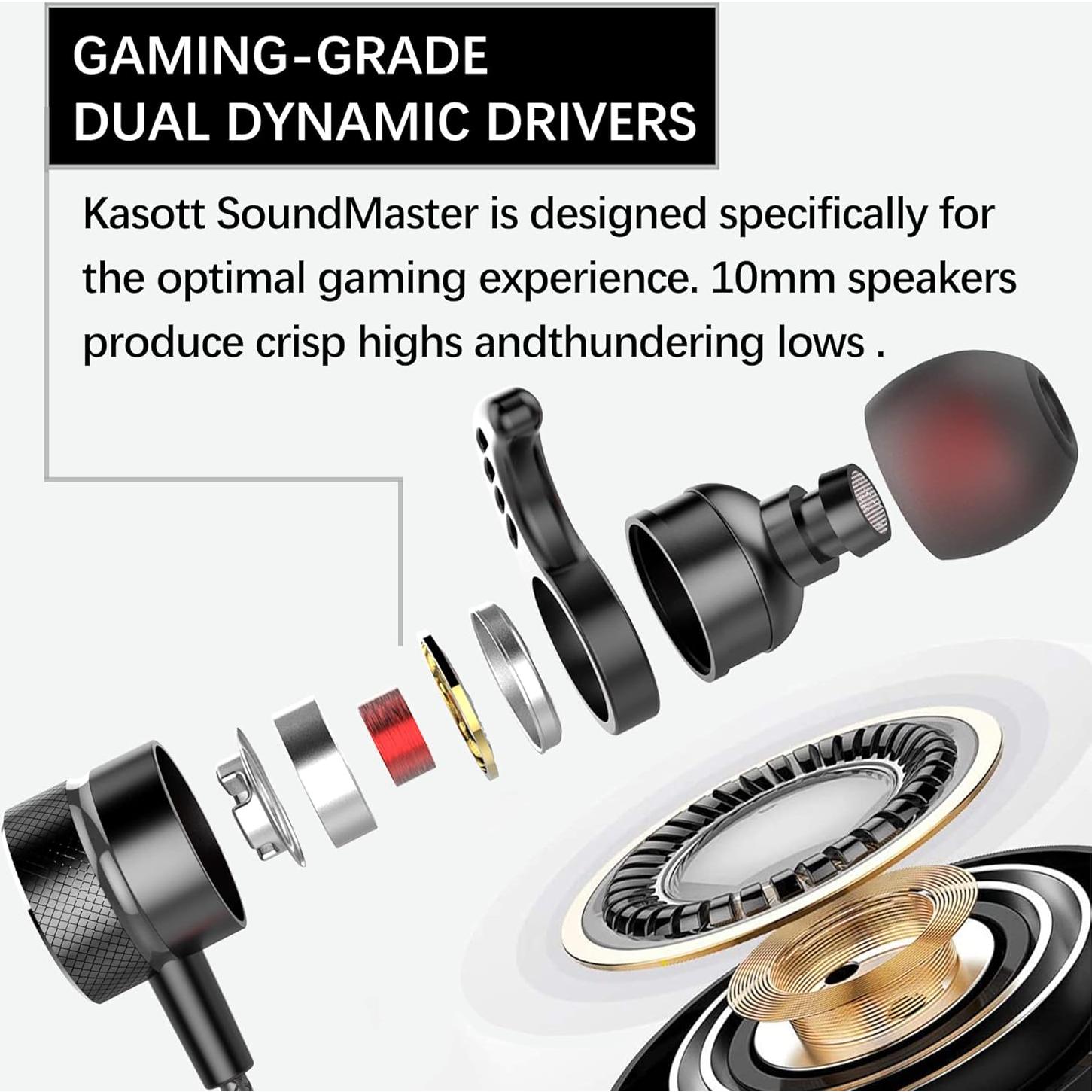 Auriculares para Juegos SoundMaster Pro V1 - 3.5mm, Micrófono