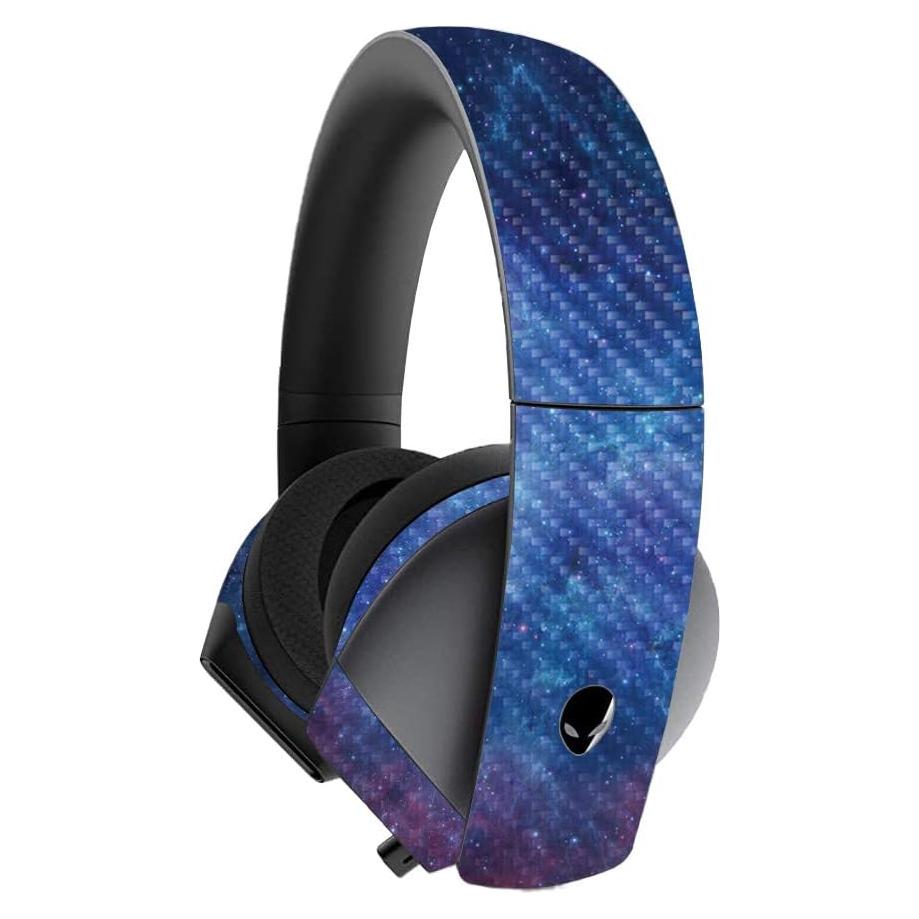 Carcasa de Fibra de Carbono MightySkins para Auriculares Alienware 7.1 - Nebula