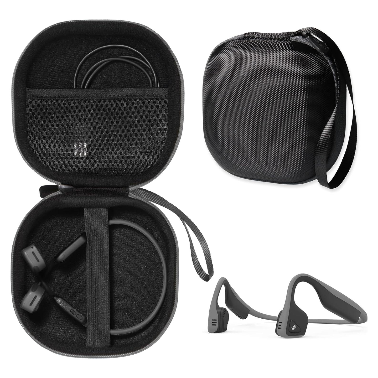 Funda CaseSack para Auriculares Conducción Ósea - Negro