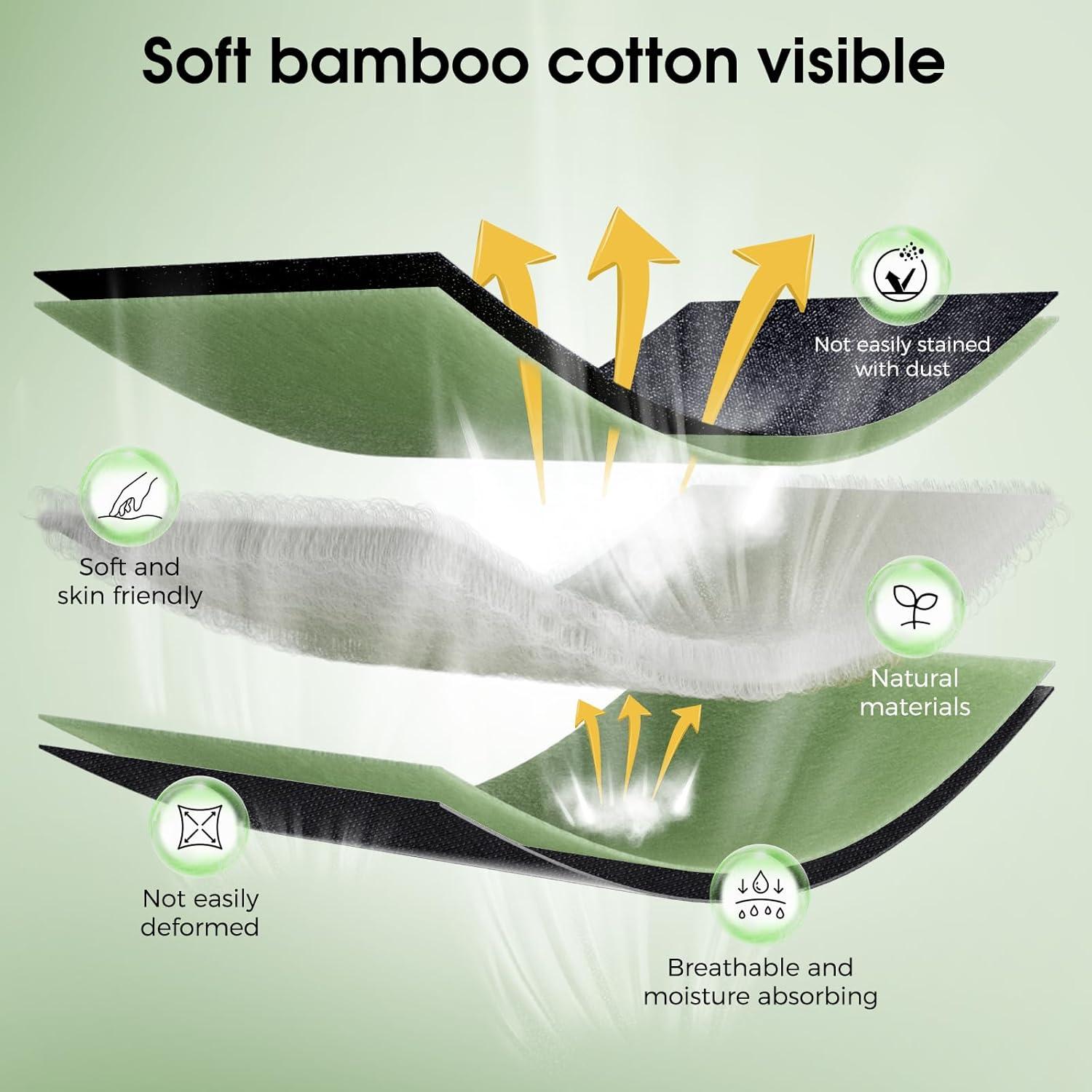 Máscara de Ojos Bluetooth ZHENYEMEI 3D Algodón Bambú Negro