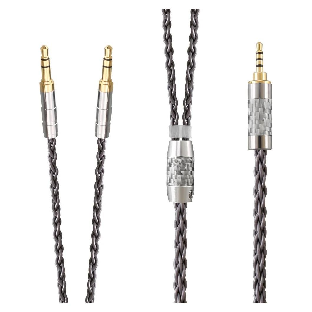 Cable de Auriculares 8 Núcleos 2.5mm Balanceado HiFi