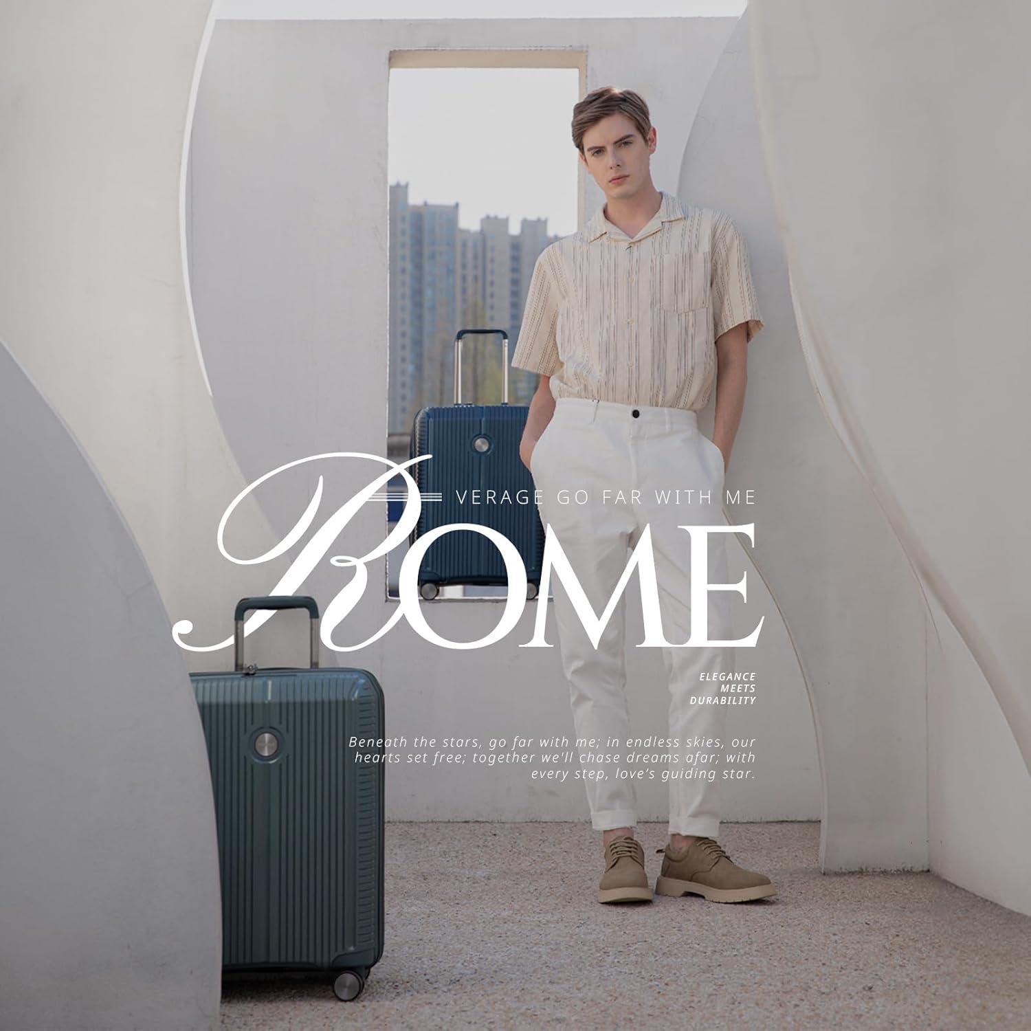 Maleta de Mano Verage 20" Expandible Verde 55x37x20 cm