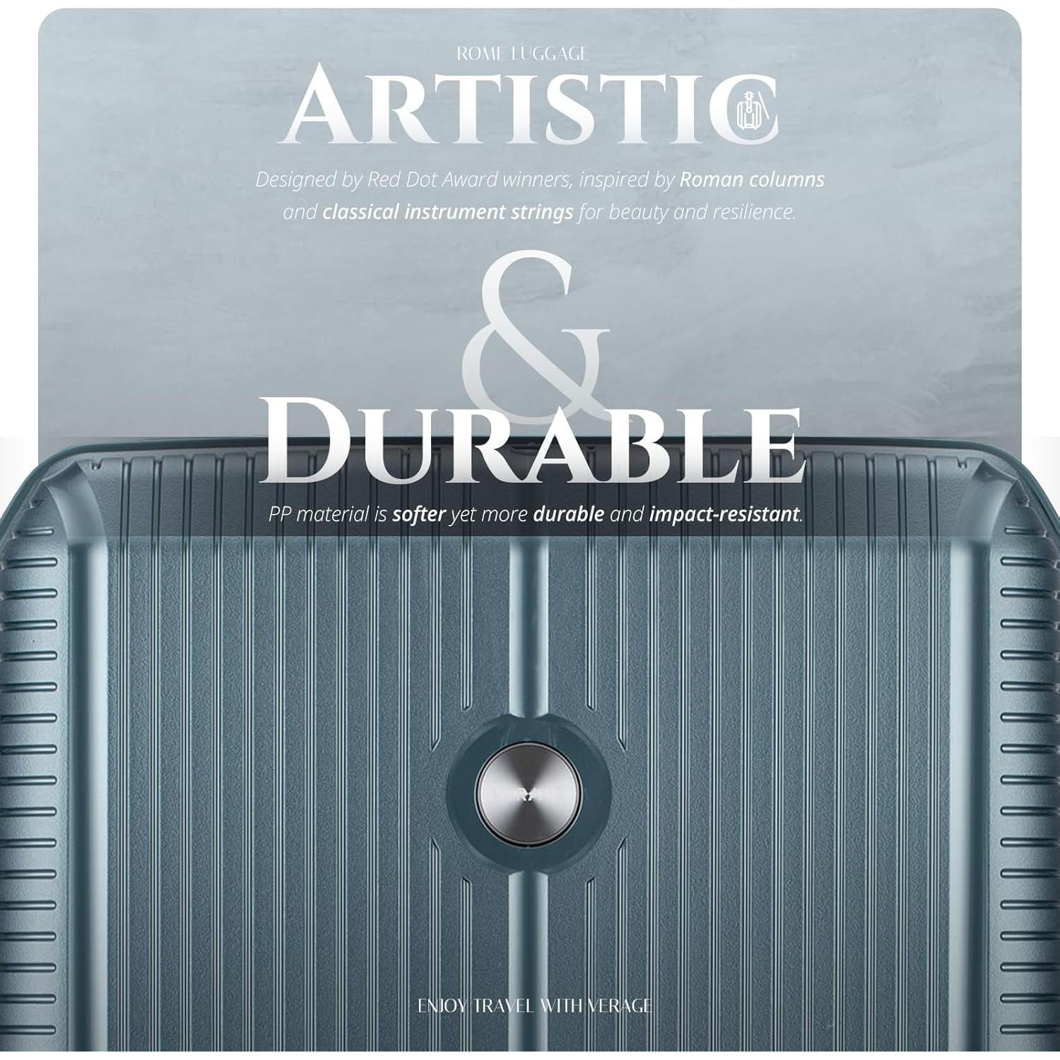 Maleta de Mano Verage 20" Expandible Verde 55x37x20 cm