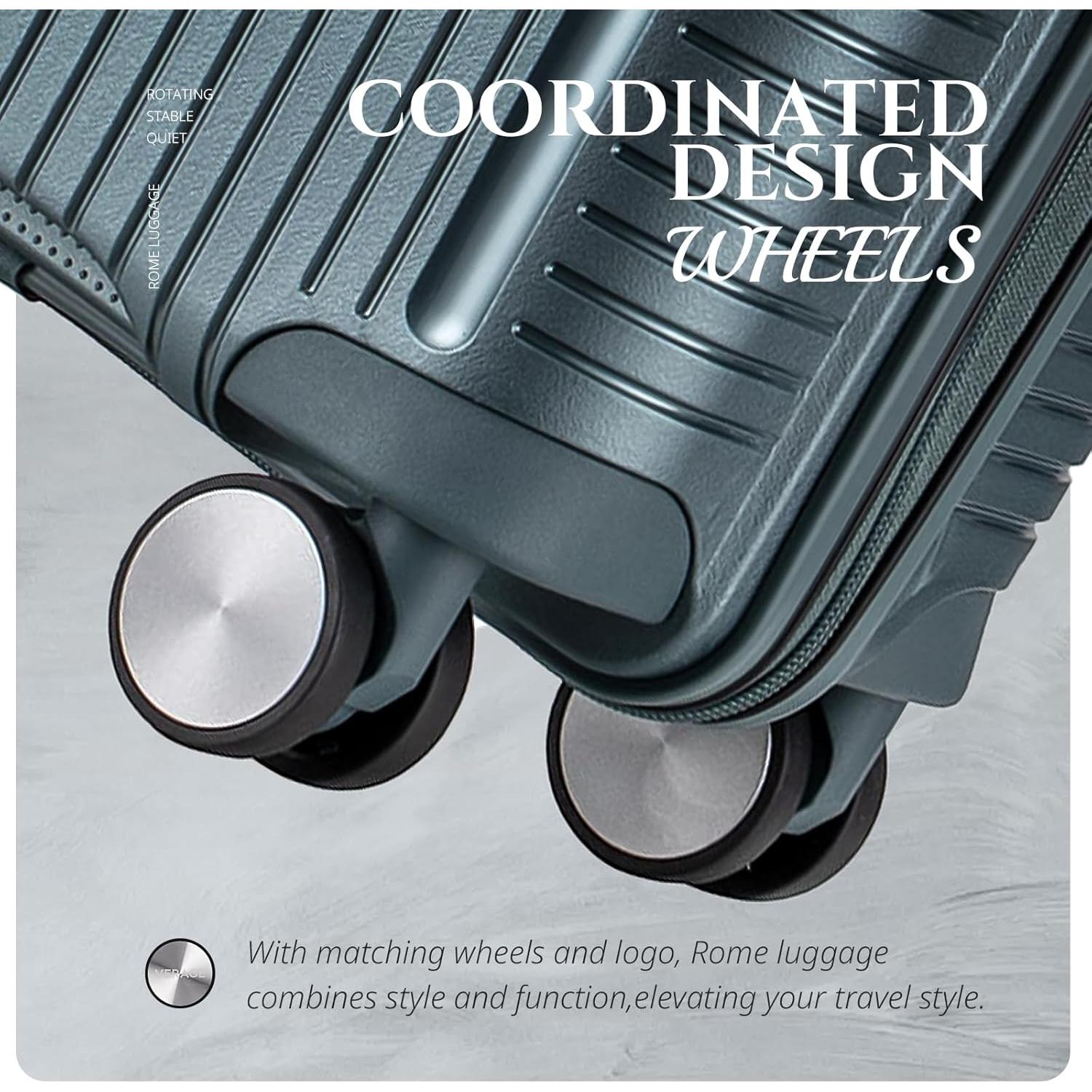 Maleta de Mano Verage 20" Expandible Verde 55x37x20 cm