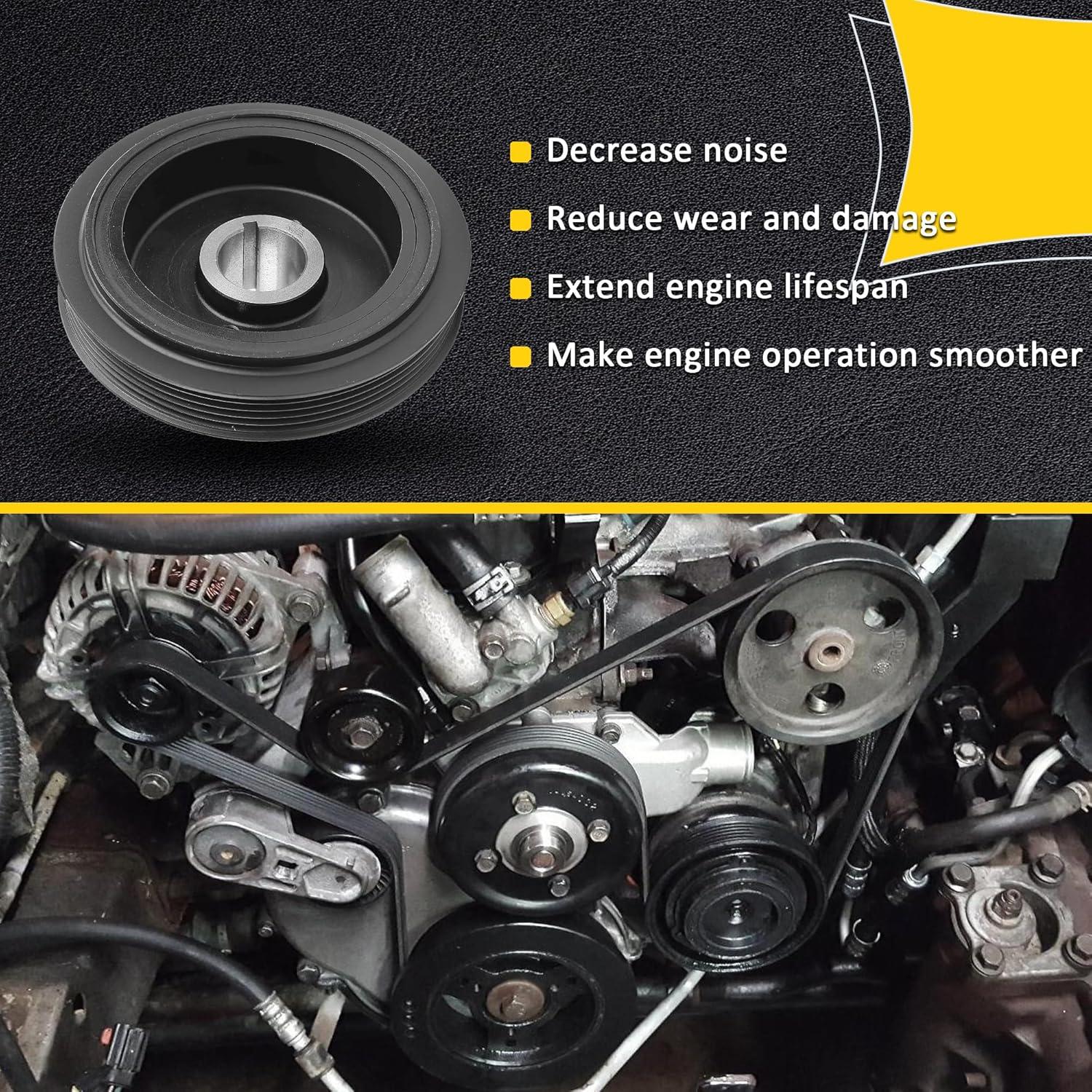 Polea de cigüeñal AngyMeck para Toyota Camry 1992-2001