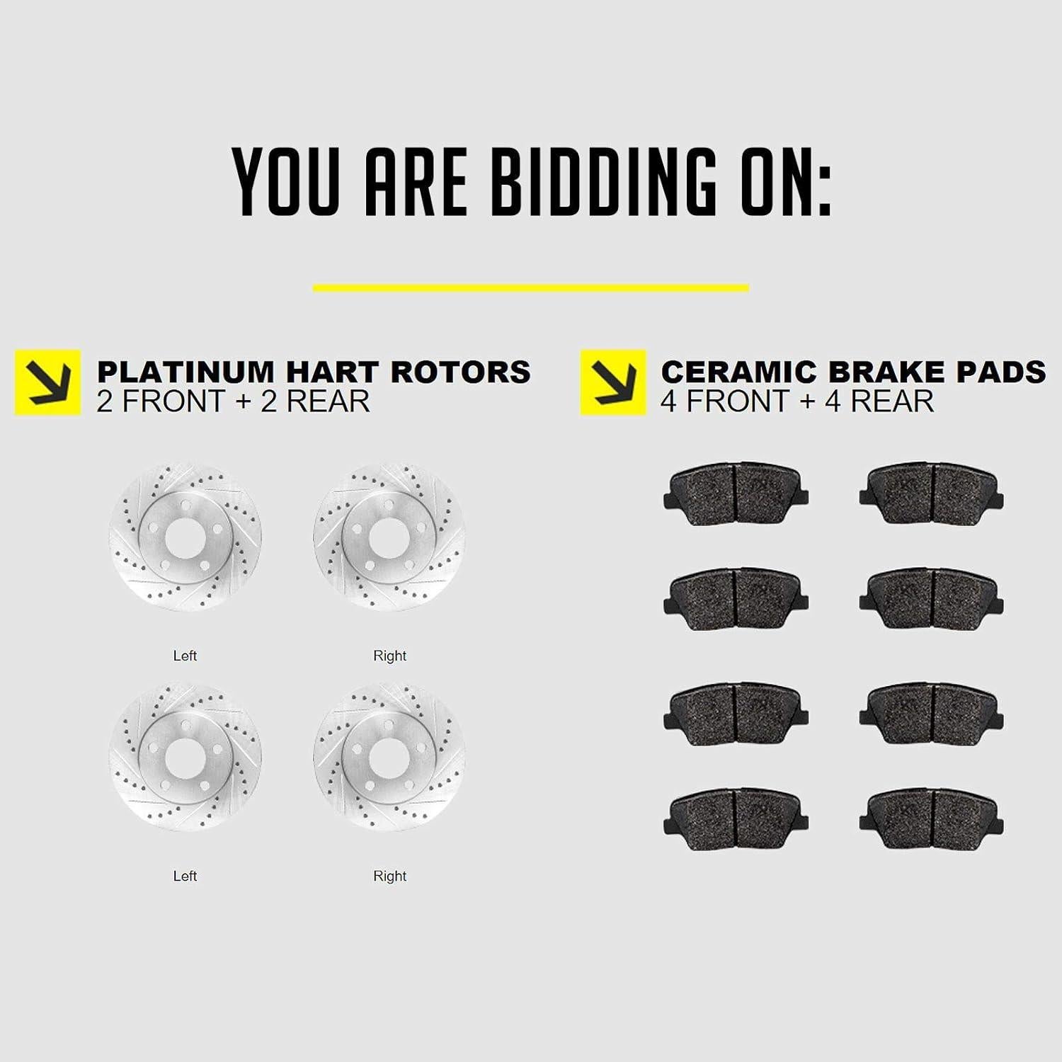 Kit de Frenos Hart Brakes Cerámicos para Audi A3 2015-2021
