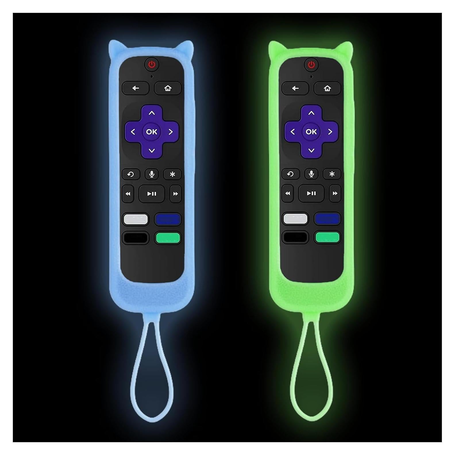 Funda de Control Remoto 2Pack Gavyqier para Roku TCL Hisense