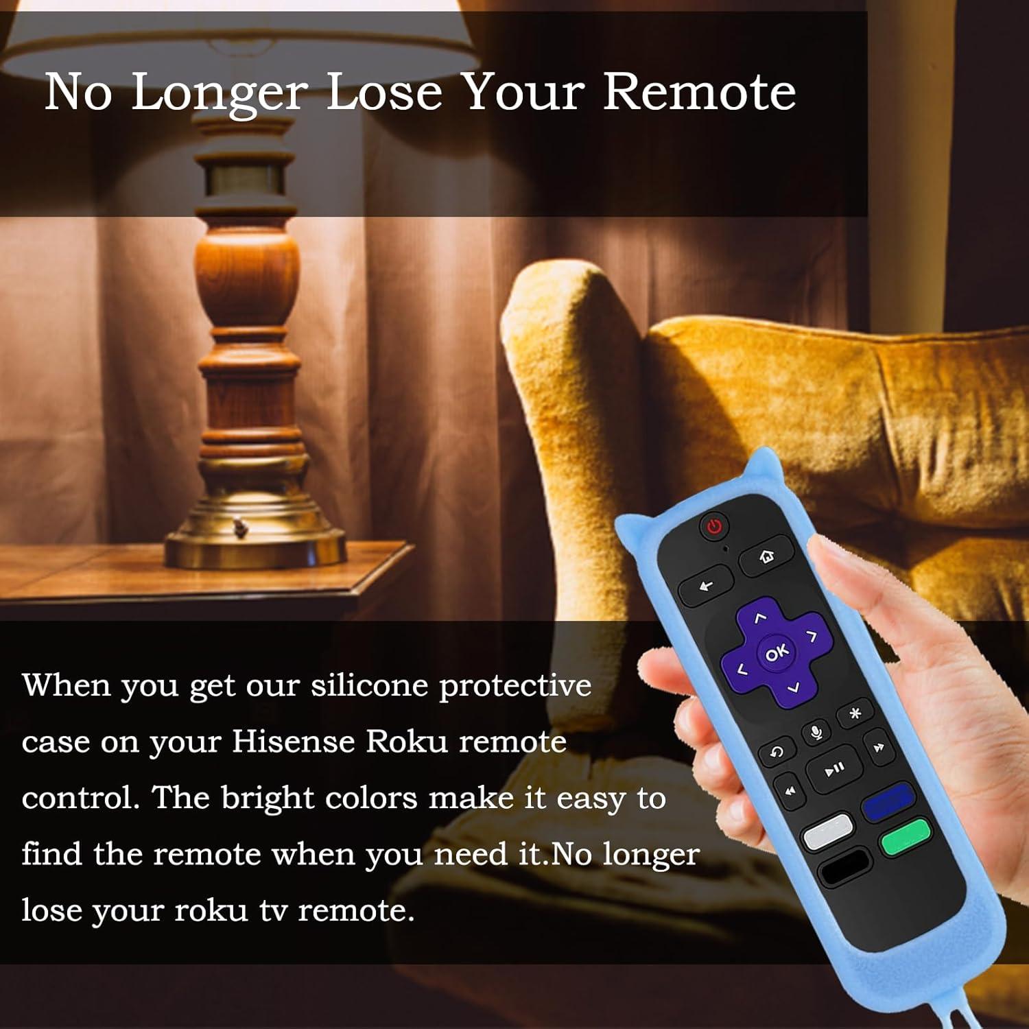 Funda de Control Remoto 2Pack Gavyqier para Roku TCL Hisense