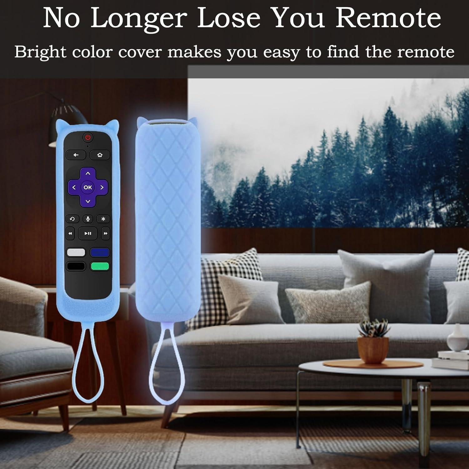 Funda de Control Remoto 2Pack Gavyqier para Roku TCL Hisense