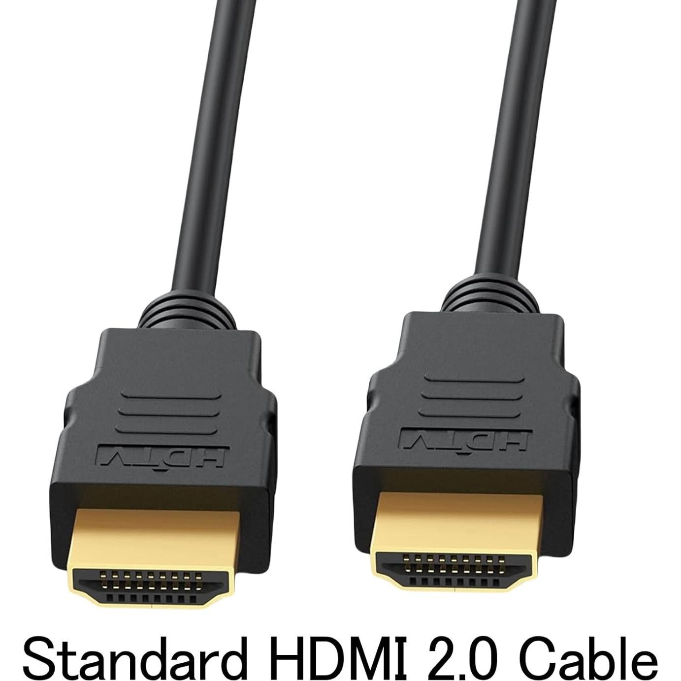 Cable HDMI 1.83 m 4K Vorothin 5-Pack Blindado para TV y Consolas
