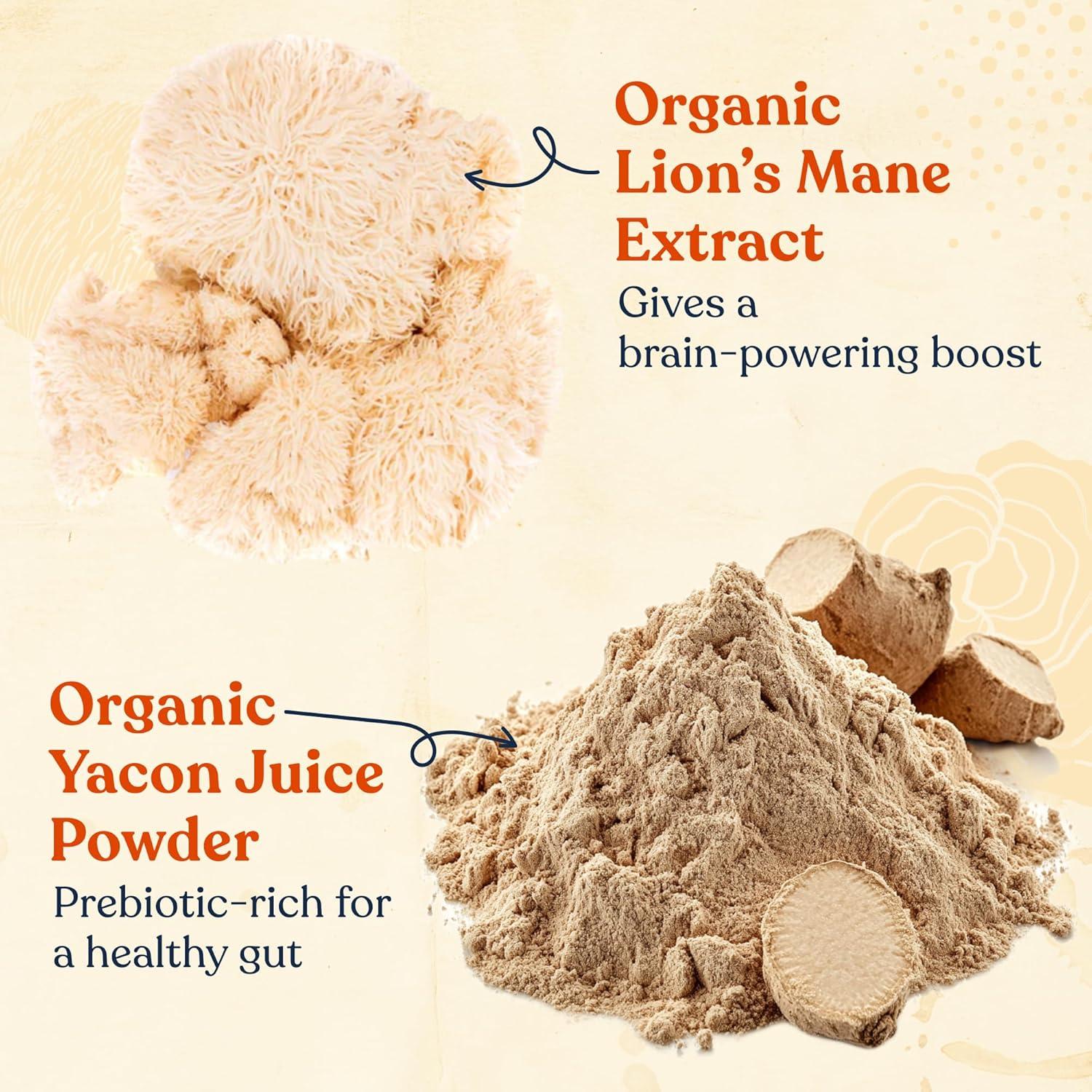 Café Frío Orgánico Cuatro Sigmatic 340 g con Melena de León