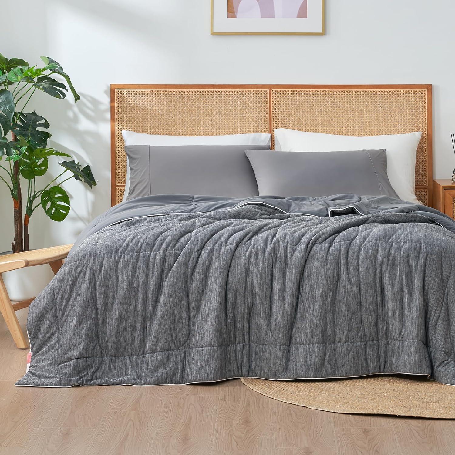 Colcha de Enfriamiento Amélie Home Individual Gris 172.7x228.6cm