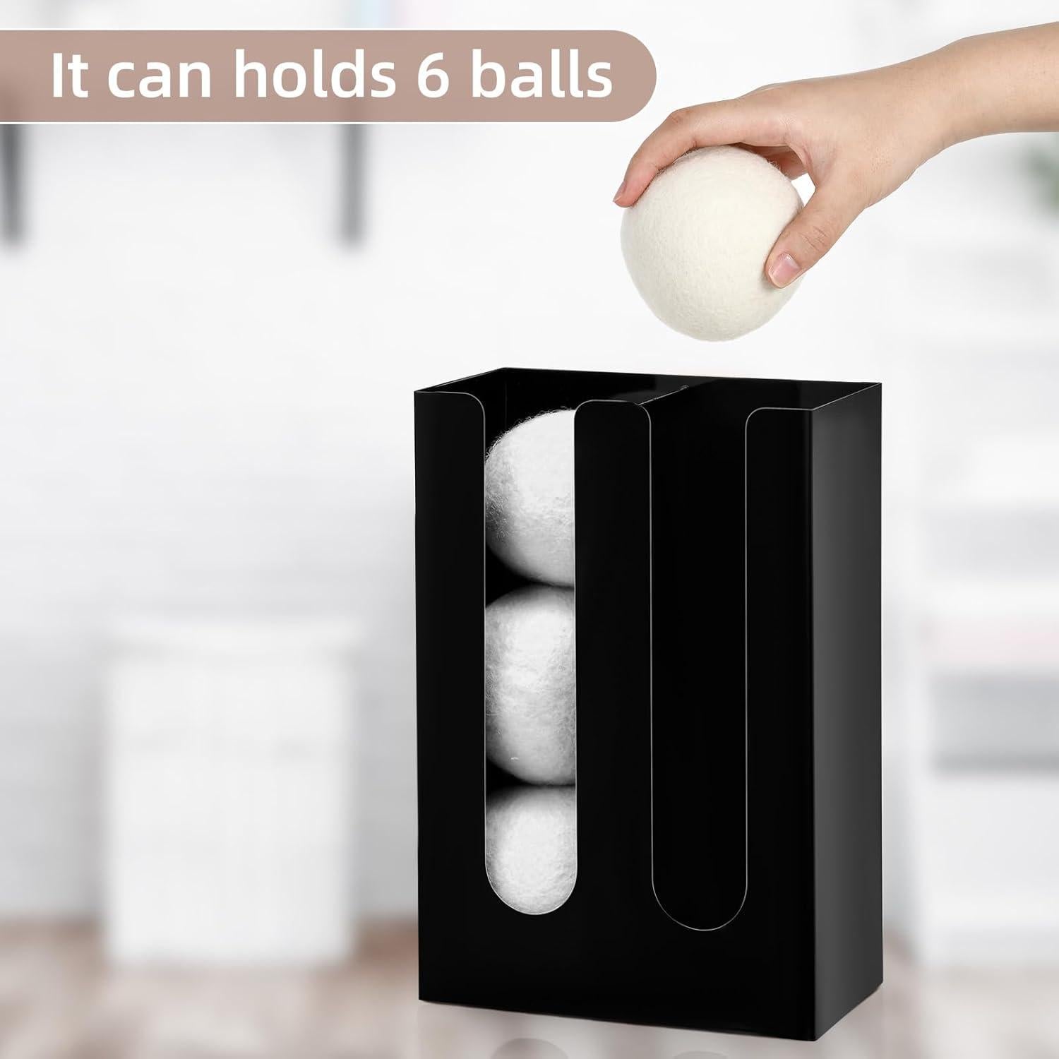 Soporte Magnético para Pelotas de Secadora SUBEKYU Negro