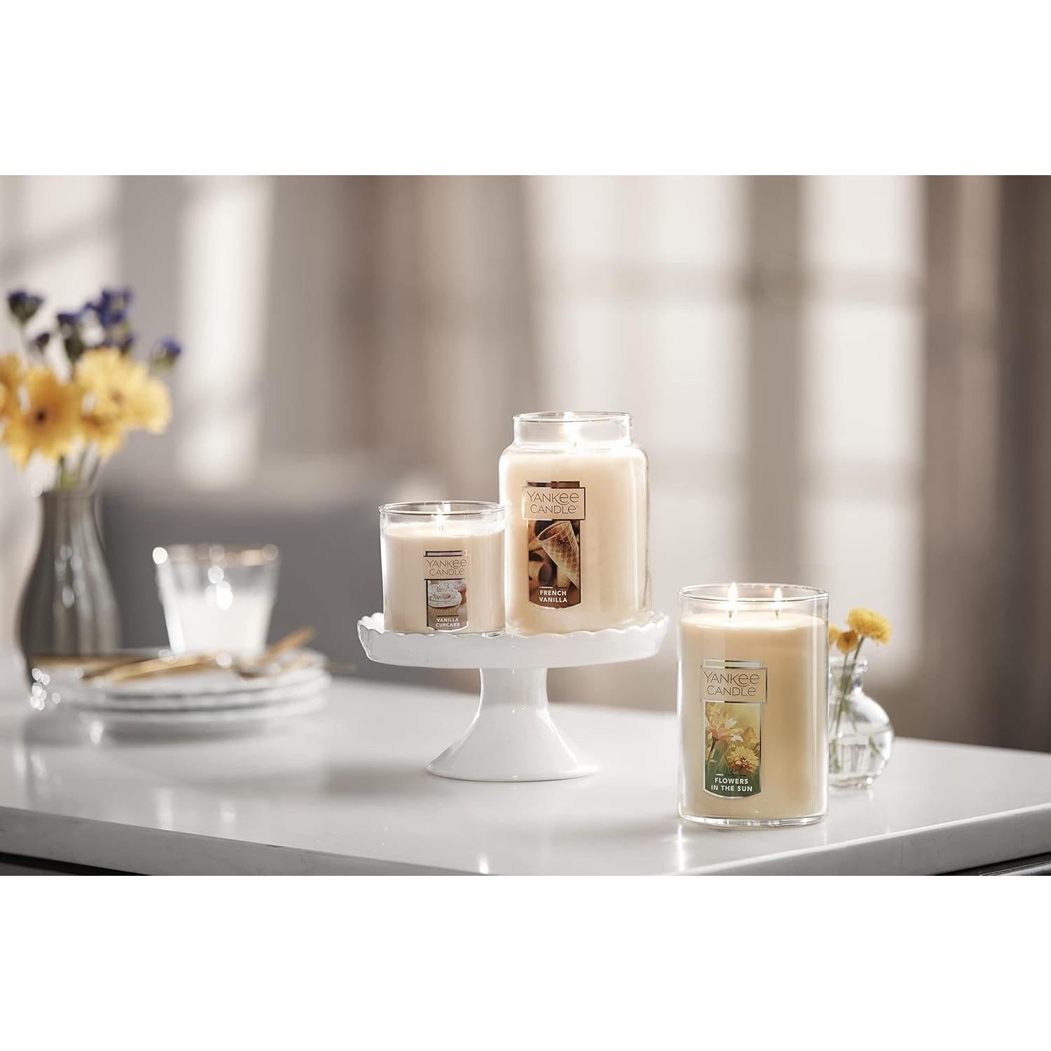 Vela Aromática Yankee Candle Vainilla Francesa 622g Tarro Grande