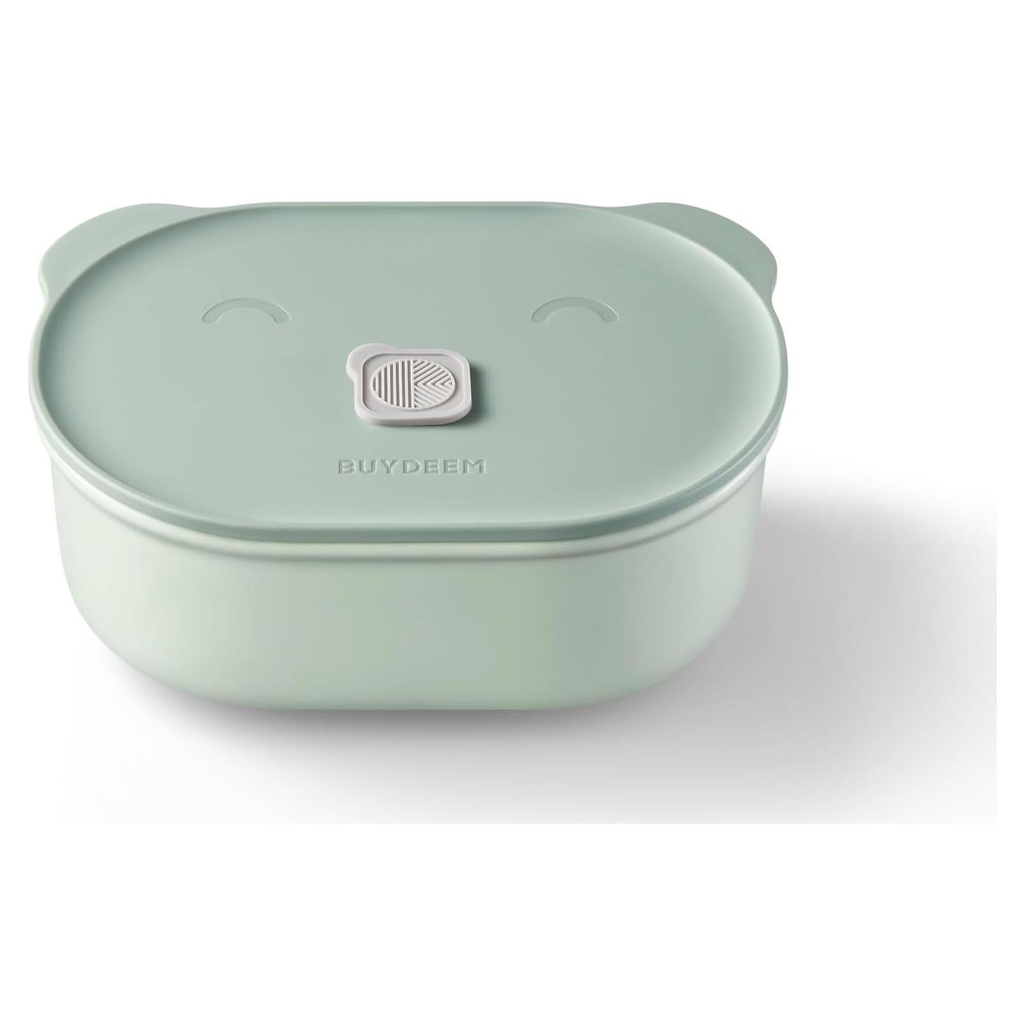 Contenedor de Alimentos Cerámico Buydeem 0.5L Verde Cálido