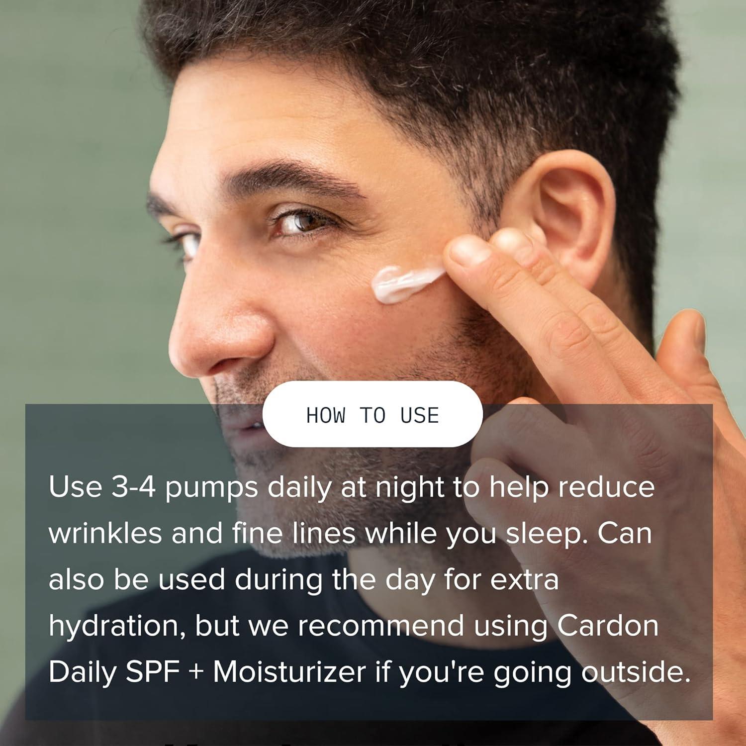 Hidratante Facial Nocturno Cardon 2x1.7oz Anti-Envejecimiento