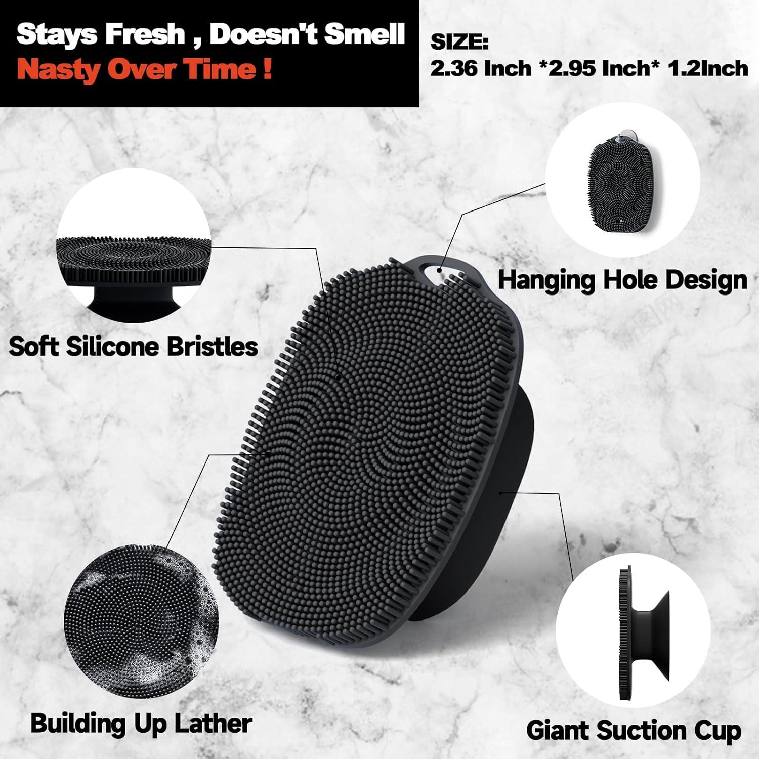 Limpiador Facial de Silicona ARIOSOX 2 PCS - Exfoliador Suave