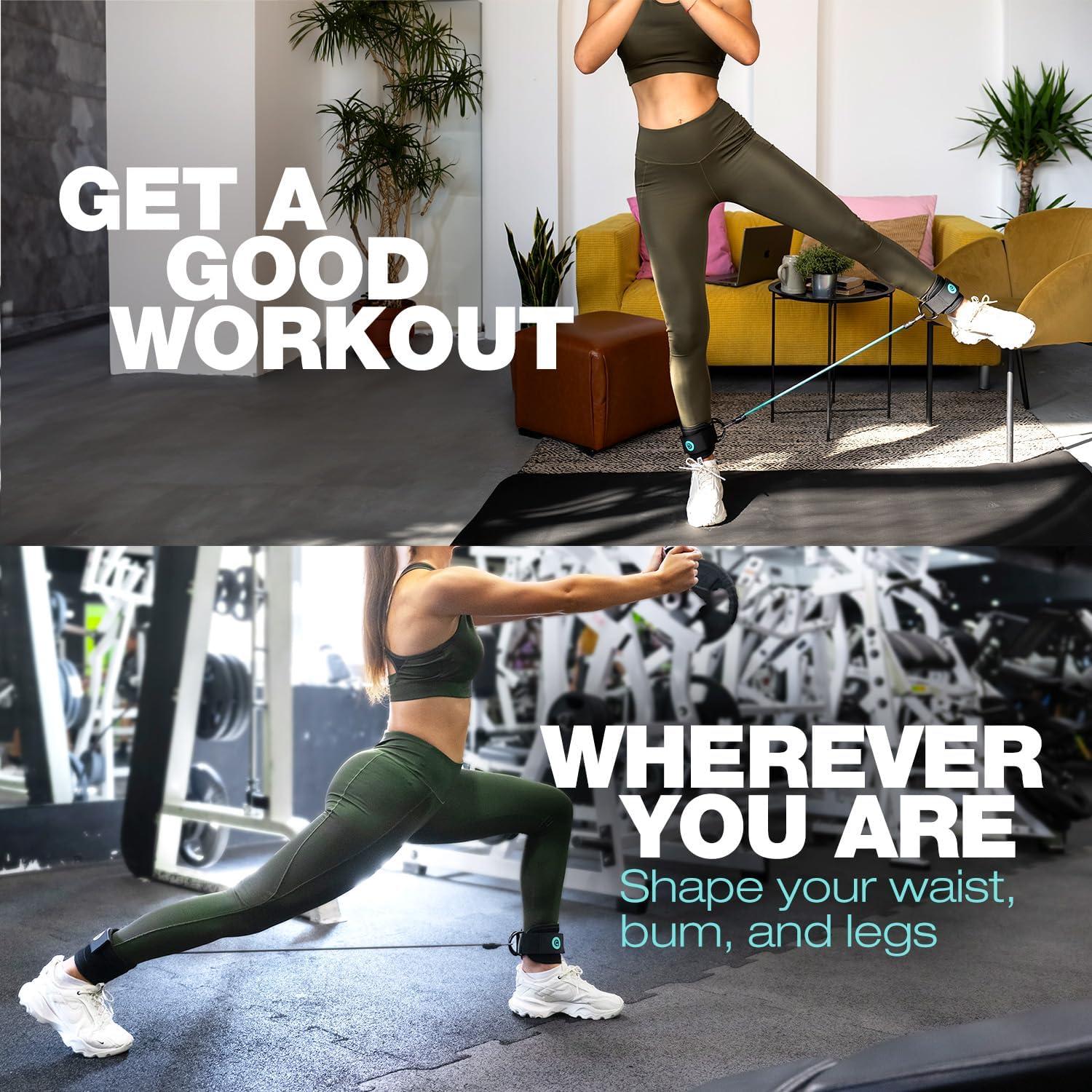 Bandas de Resistencia para Tobillos ActiveGear - 3 Niveles