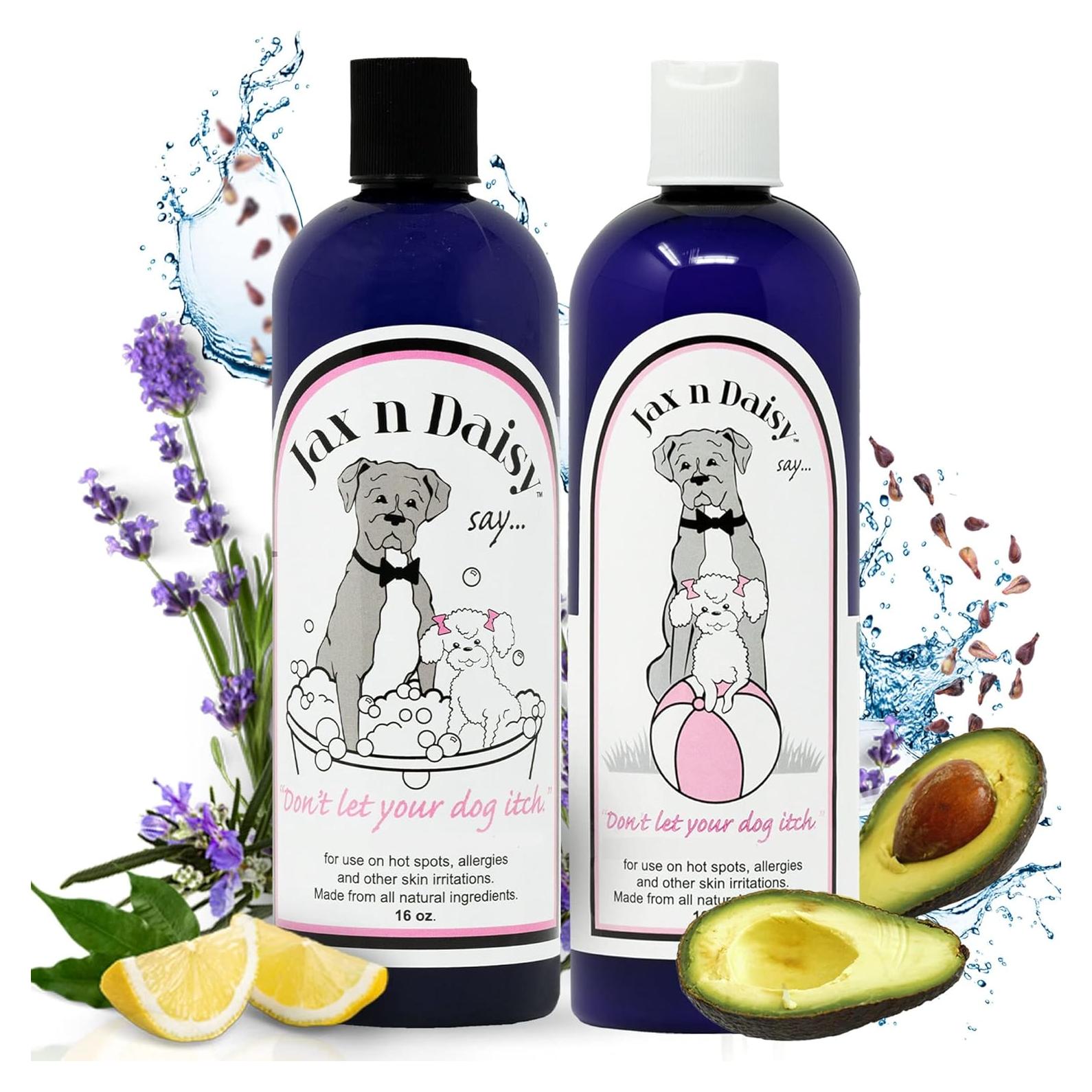 Champú y Loción Jax n Daisy para Perros 2 Paquetes 16oz