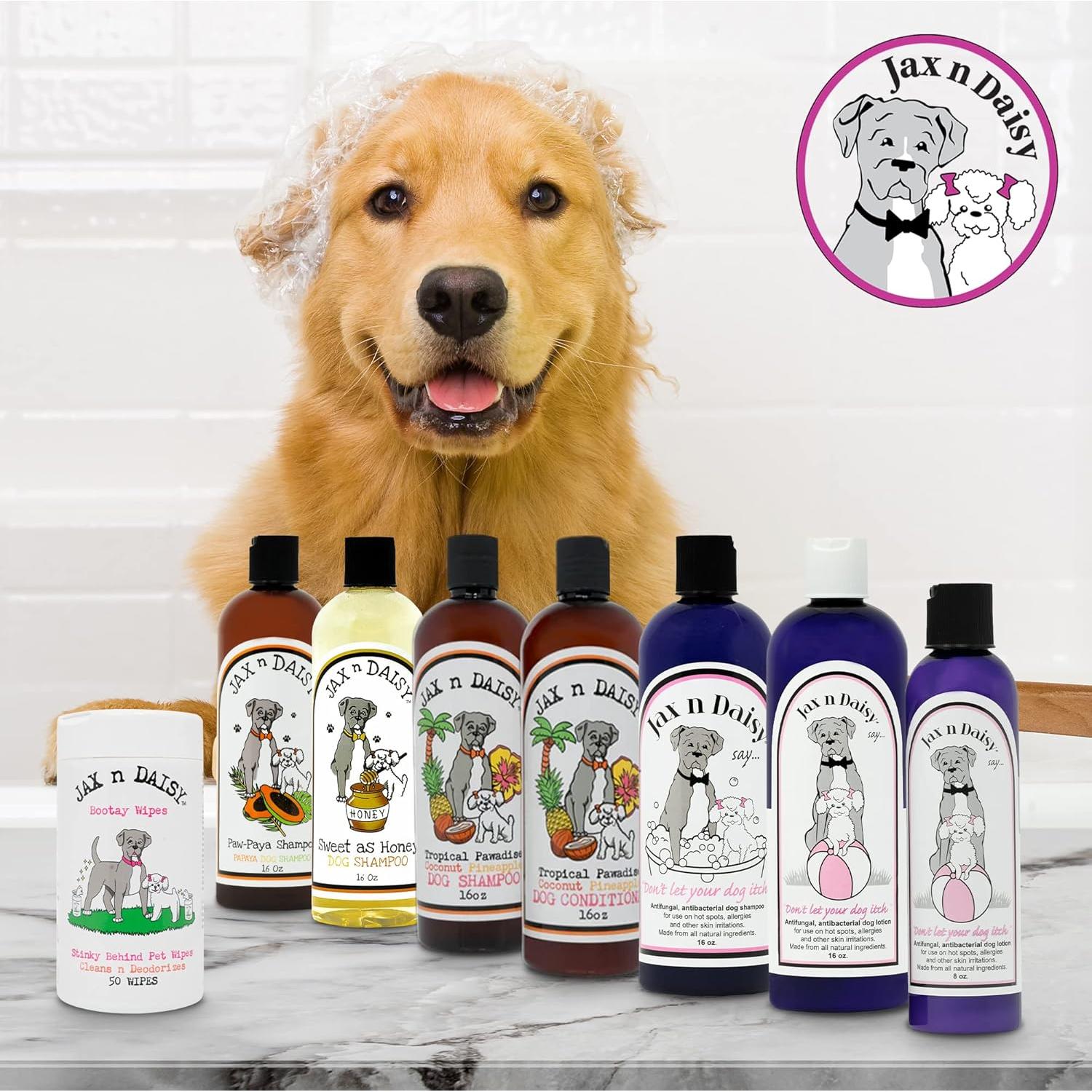 Champú y Loción Jax n Daisy para Perros 2 Paquetes 16oz