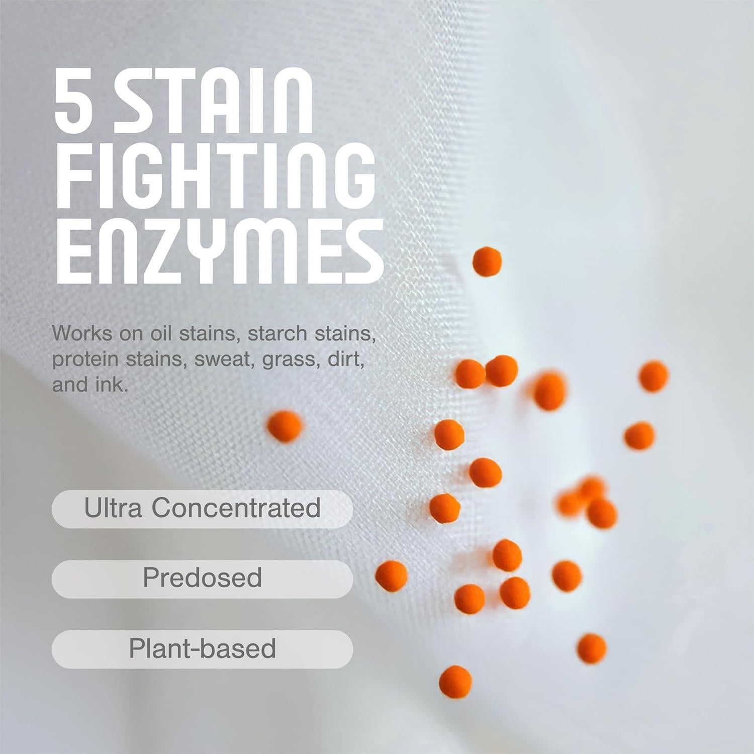 Hojas de detergente para lavandería Proofed! 32 unidades aroma limpio